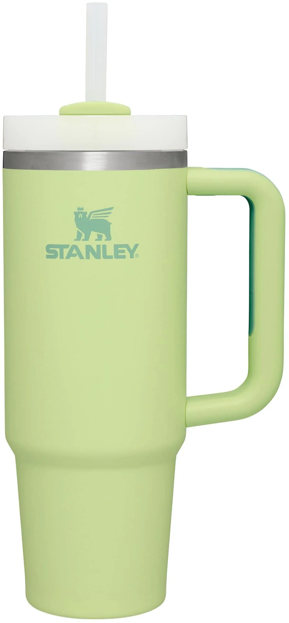 STANLEY Quencher H2.0 Tumbler with Straw 30 oz | Flowstate 3-Position Lid | Cup Holder Compatible for Travel | Insulated Stainless Steel Cup | BPA-Free | Citron