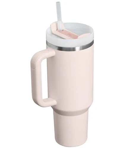 STANLEY Quencher H2.0 Tumbler with Straw 40 oz | Flowstate 3-Position Lid | Cup Holder Compatible for Travel | Insulated Stainless Steel Cup | BPA-Free | Rose Quartz - Image 4