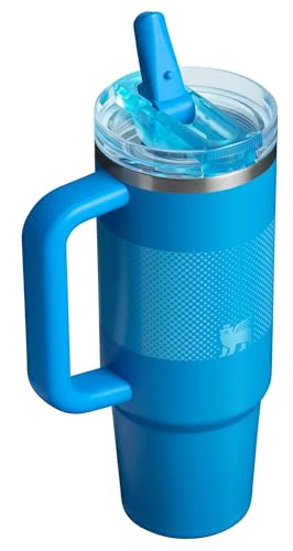 STANLEY Quencher ProTour Flip Straw Tumbler with Leakproof Lid 30 oz | Built-in Straw and Handle | Cup Holder Compatible for Travel | insulated Stainless Steel Cup | BPA-Free | Azure Fade - Image 11