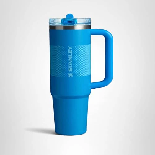 STANLEY Quencher ProTour Flip Straw Tumbler with Leakproof Lid 30 oz | Built-in Straw and Handle | Cup Holder Compatible for Travel | insulated Stainless Steel Cup | BPA-Free | Azure Fade - Image 2