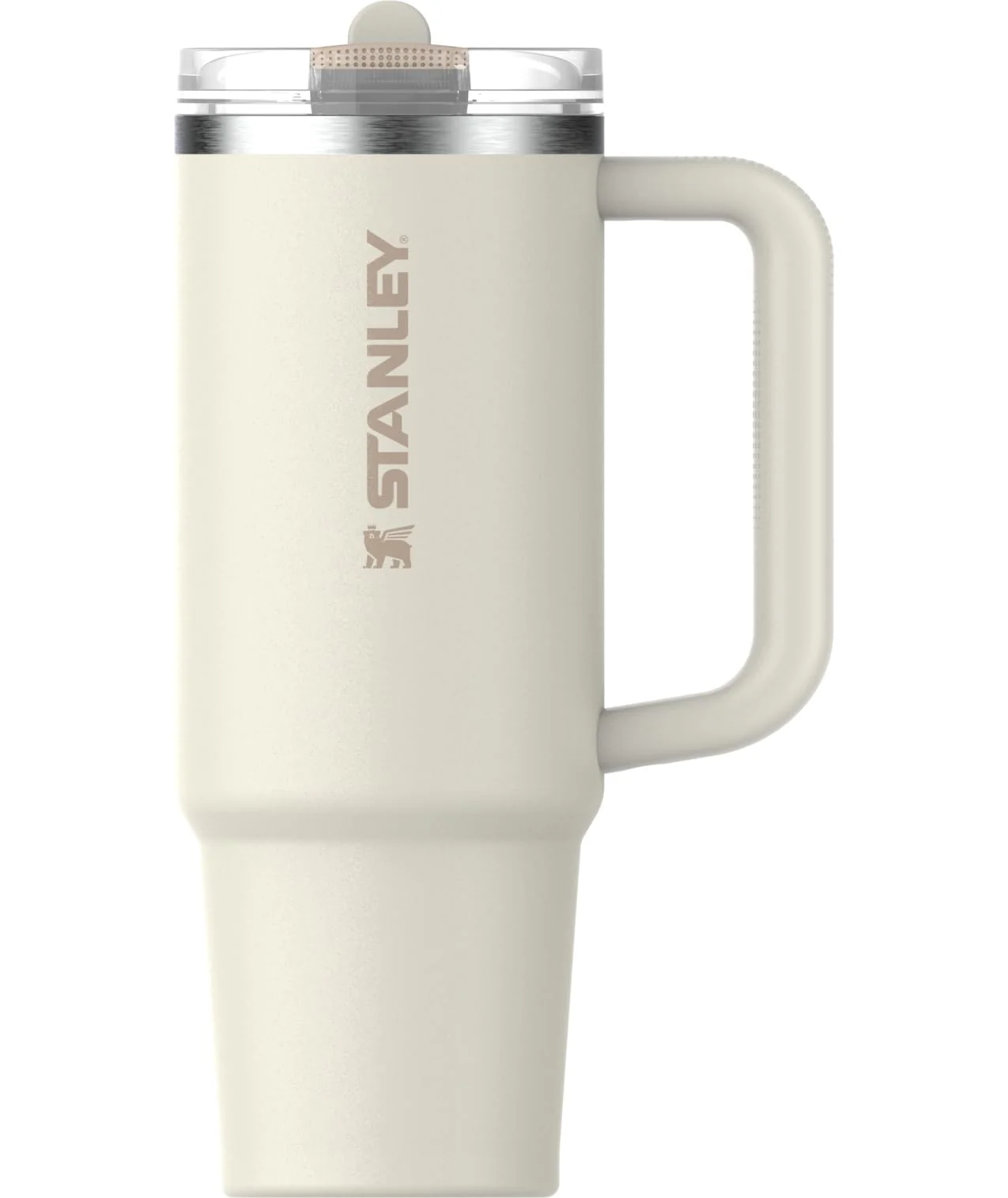 STANLEY Quencher ProTour Flip Straw Tumbler with Leakproof Lid 30 oz | Built-In Straw and Handle | Cup Holder Compatible for Travel | Insulated Stainless Steel Cup | BPA-Free | Cream