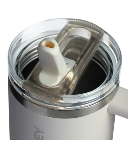 STANLEY Quencher ProTour Flip Straw Tumbler with Leakproof Lid 30 oz | Built-In Straw and Handle | Cup Holder Compatible for Travel | Insulated Stainless Steel Cup | BPA-Free | Cream - Image 10