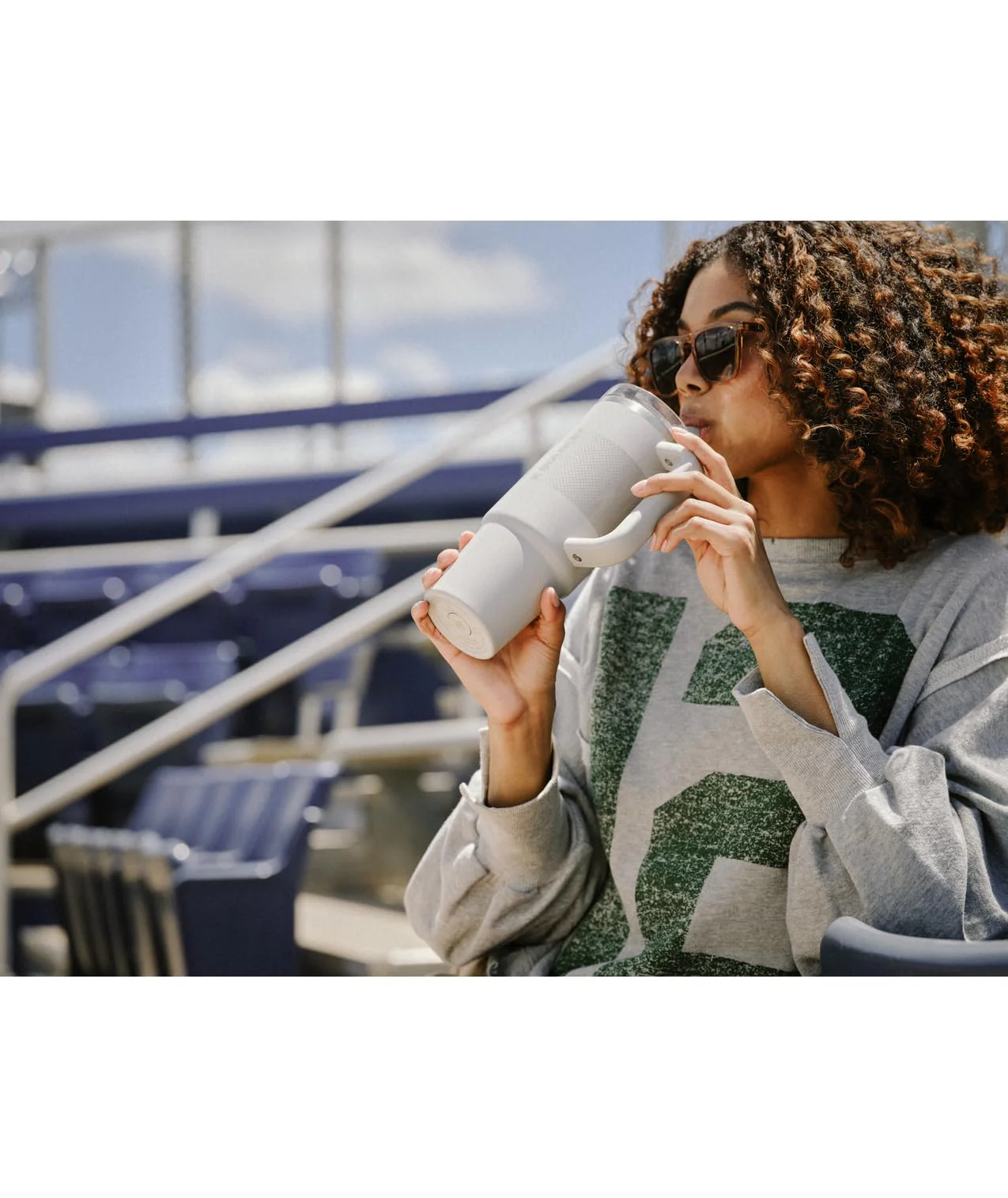 STANLEY Quencher ProTour Flip Straw Tumbler with Leakproof Lid 30 oz | Built-In Straw and Handle | Cup Holder Compatible for Travel | Insulated Stainless Steel Cup | BPA-Free | Frost Fade - Image 4