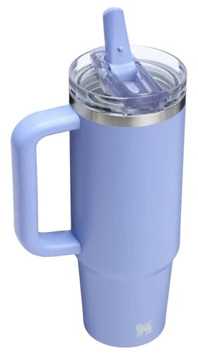 STANLEY Quencher ProTour Flip Straw Tumbler with Leakproof Lid 30 oz | Built-in Straw and Handle | Cup Holder Compatible for Travel | insulated Stainless Steel Cup | BPA-Free | Hydrangea - Image 6