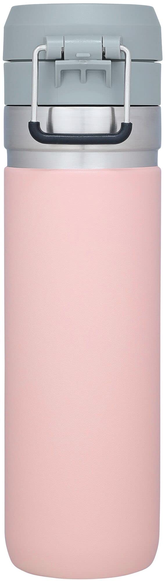Stanley Quick Flip GO Water Bottle 24 oz | Push Button Lid | Leakproof and Packable for Travel and Sports | Insulated Stainless Steel | BPA-Free | Blush - Image 7