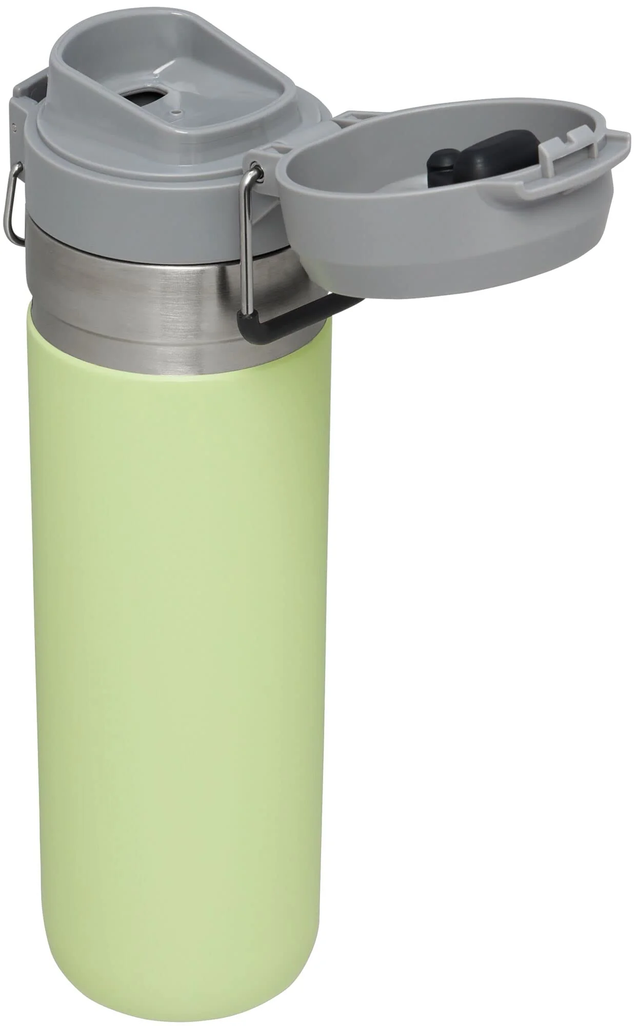 Stanley Quick Flip GO Water Bottle 24 oz | Push Button Lid | Leakproof and Packable for Travel and Sports | Insulated Stainless Steel | BPA-Free | Citron - Image 7