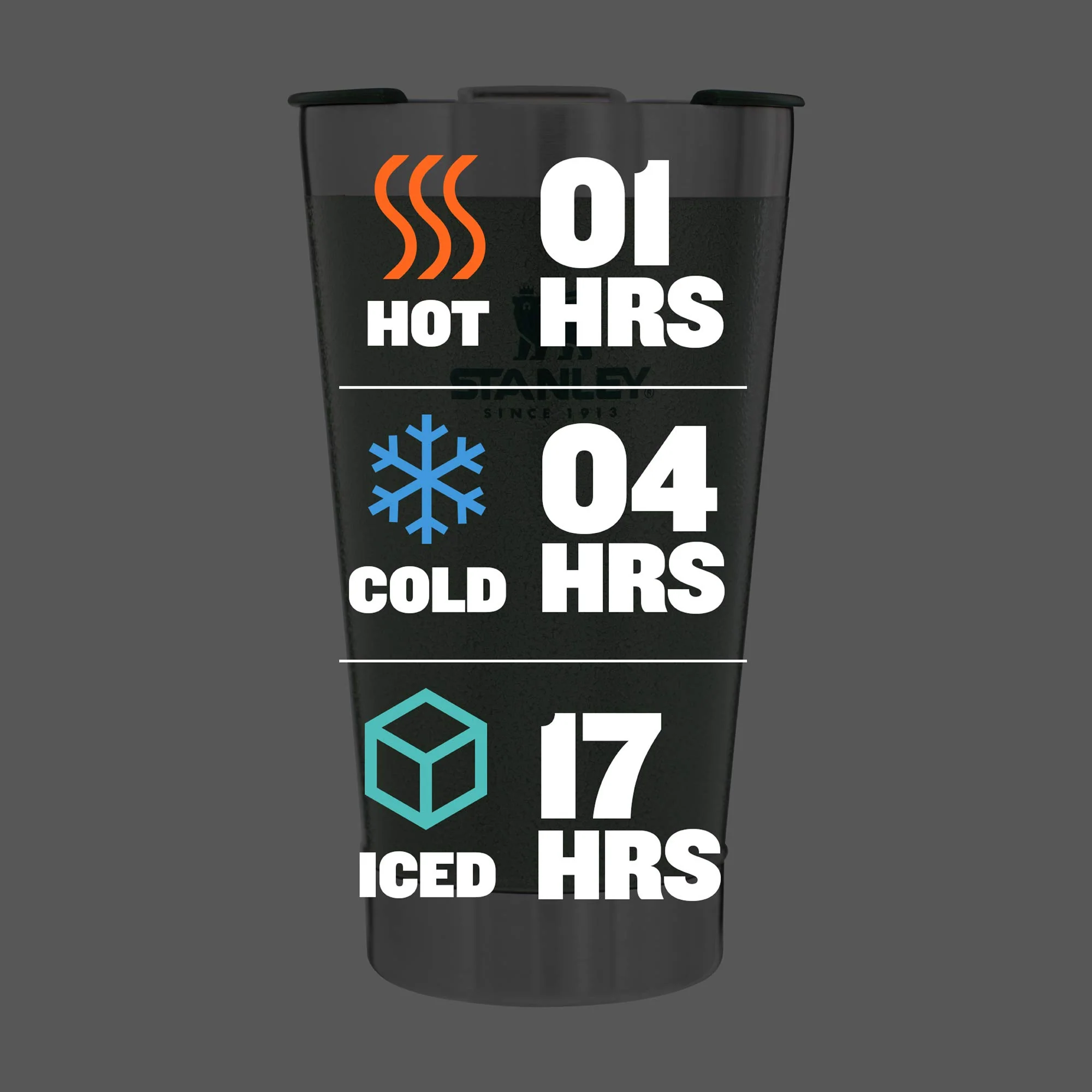 STANLEY Stay-Chill Beer Pint 16 oz | Wide Mouth Lid | Built-In Bottle Opener | Beer Tumbler Cup | Insulated Stainless Steel Pint Glass | BPA-Free | Hammertone Green - Image 6