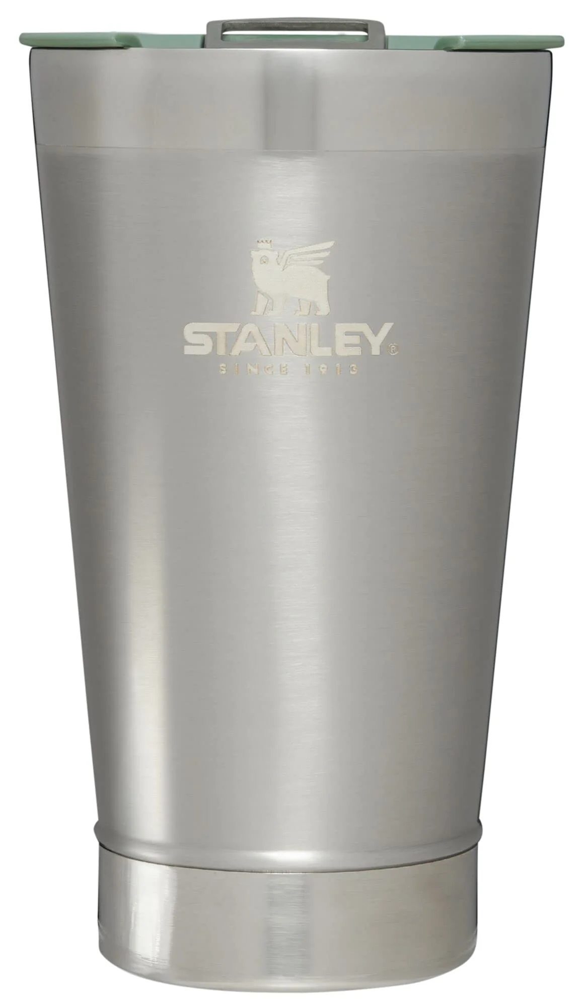 STANLEY Stay-Chill Beer Pint 16 oz | Wide Mouth Lid | Built-In Bottle Opener | Beer Tumbler Cup | Insulated Stainless Steel Pint Glass | BPA-Free | Stainless Steel