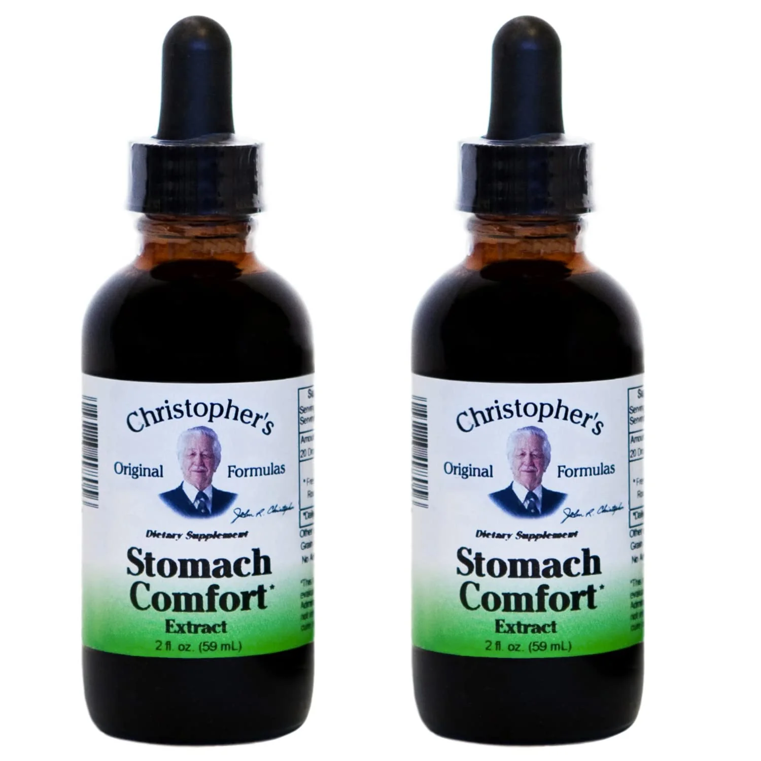 Stomach Comfort Formula Extract, 2 oz (Pack of 2) by Christopher'S Original Formulas