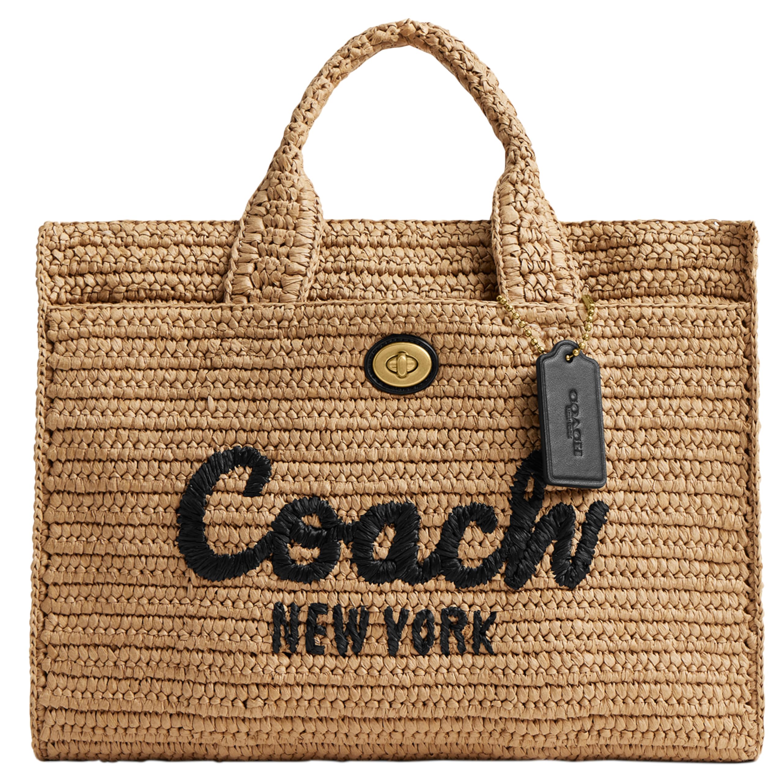 Straw Cargo Tote