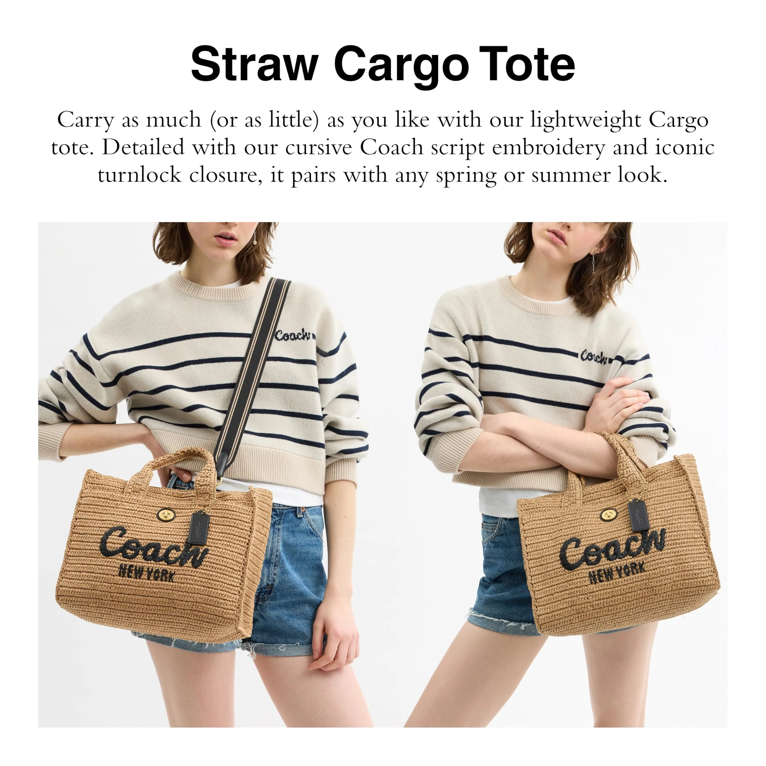 Straw Cargo Tote - Image 6