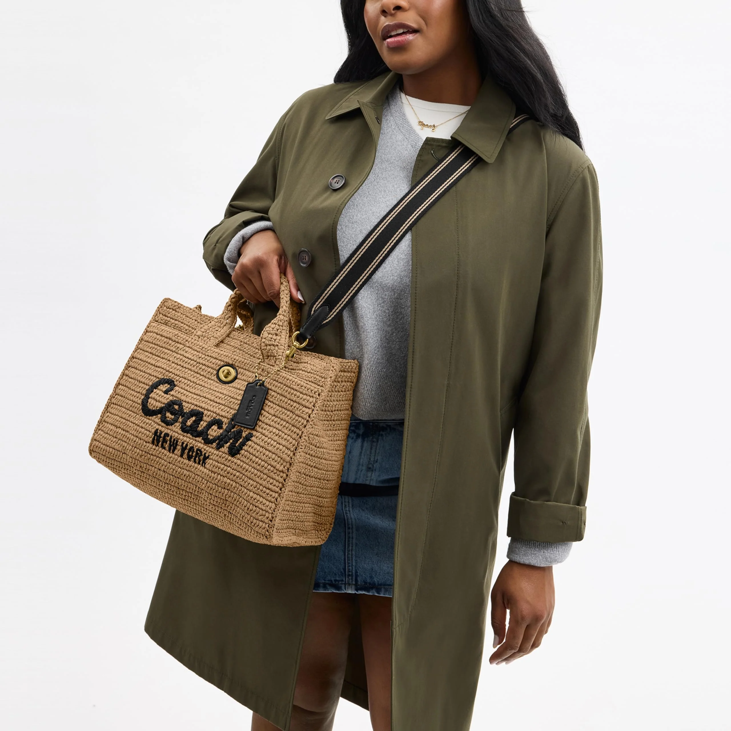 Straw Cargo Tote - Image 7