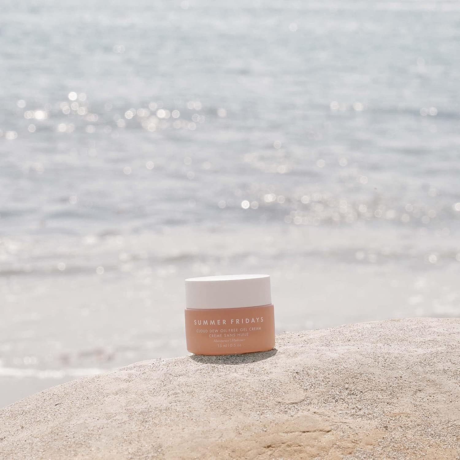 Summer Fridays Cloud Dew Gel Cream Moisturizer Mini - Lightweight Face Moisturizer with Hyaluronic Acid + Ceramides for Skin Plumping Hydration and Glowing Skin (0.5 Fl Oz) - Image 3