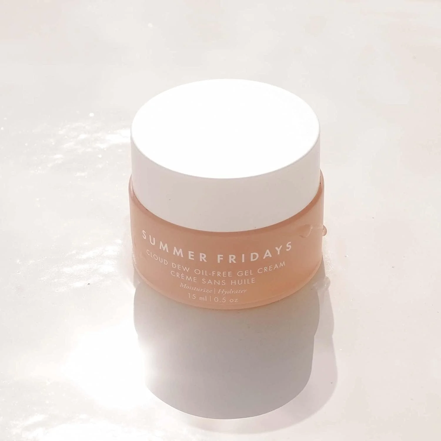 Summer Fridays Cloud Dew Gel Cream Moisturizer Mini - Lightweight Face Moisturizer with Hyaluronic Acid + Ceramides for Skin Plumping Hydration and Glowing Skin (0.5 Fl Oz) - Image 9