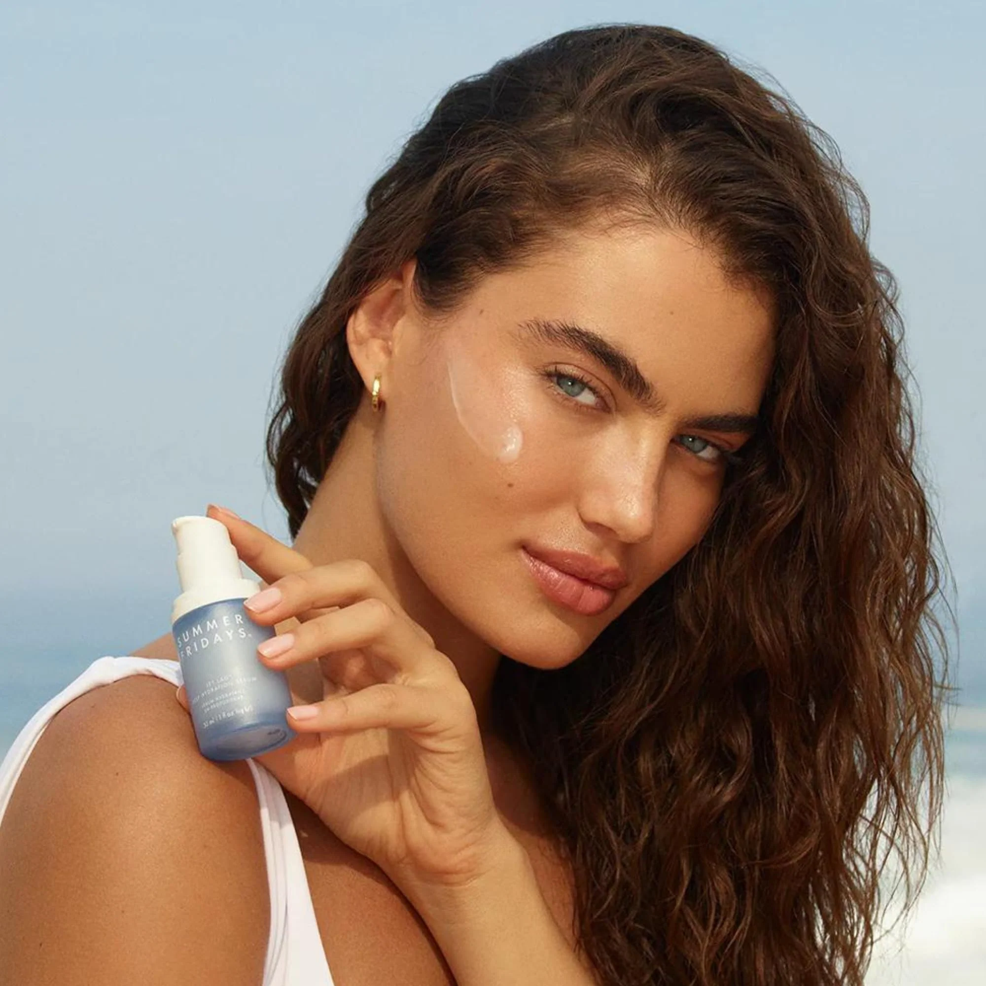 Summer Fridays Jet Lag Deep Hydration Serum - Hydrating Face Serum for Dry Skin with Glycerin & Squalane - Helps Soothe Skin, Improves Skin Barrier & the Appearance of Fine Lines & Wrinkles (1 Oz) - Image 2