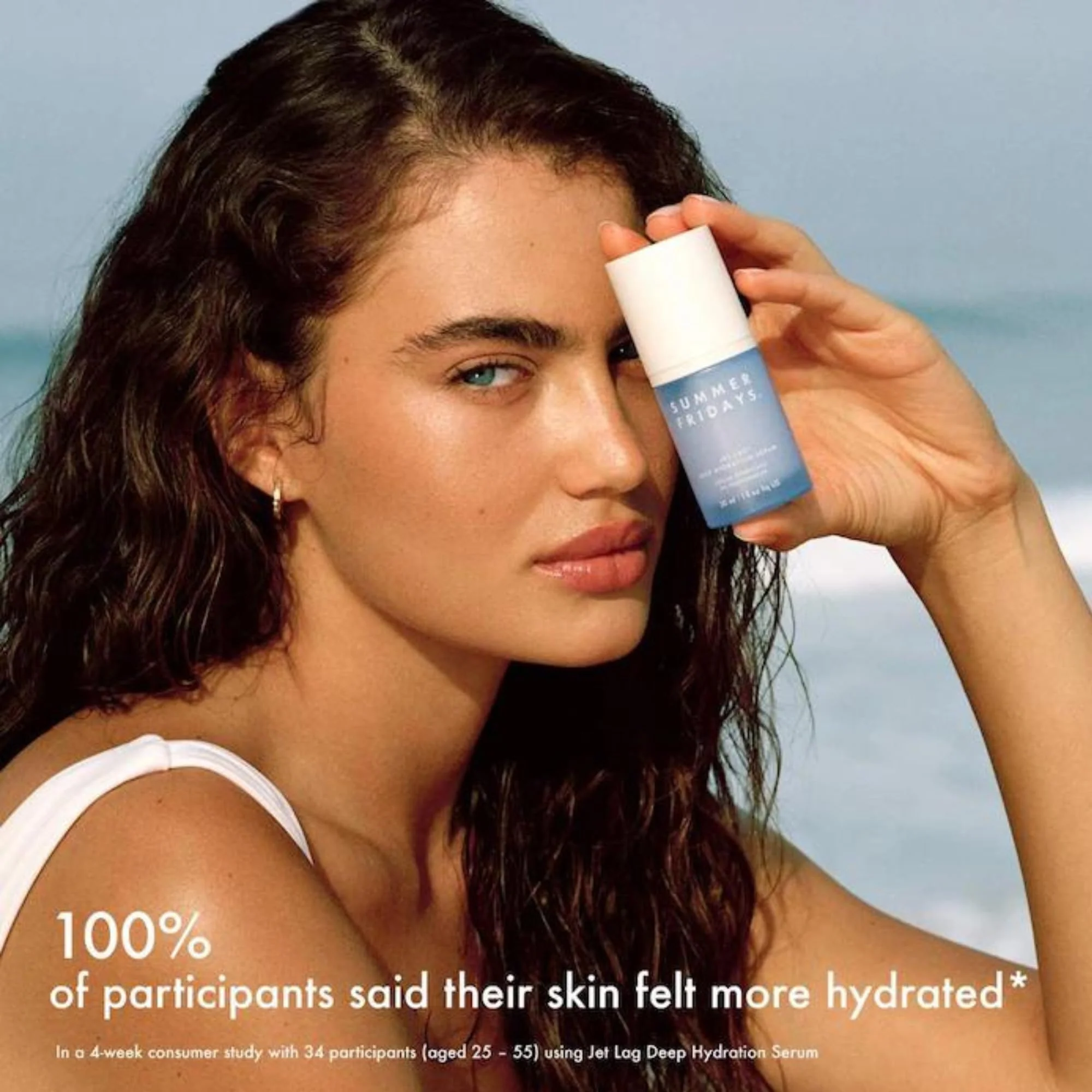 Summer Fridays Jet Lag Deep Hydration Serum - Hydrating Face Serum for Dry Skin with Glycerin & Squalane - Helps Soothe Skin, Improves Skin Barrier & the Appearance of Fine Lines & Wrinkles (1 Oz) - Image 6