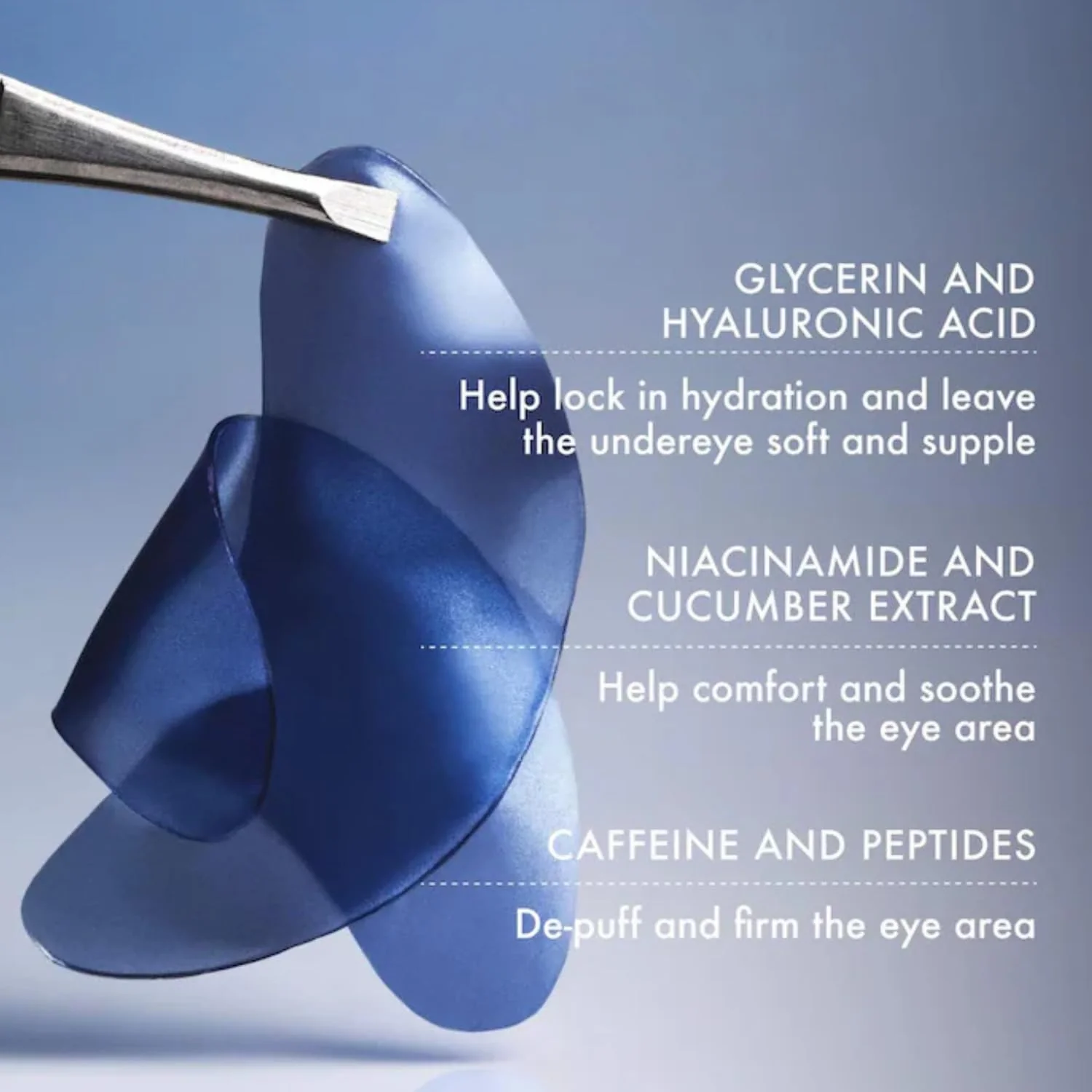 Summer Fridays Jet Lag Under Eye Patches - Hydrating & Depuffing Hydrogel Eye Masks with Caffeine & Peptides to Soothe & Refresh the Undereye Area (6 Pairs) - Image 7