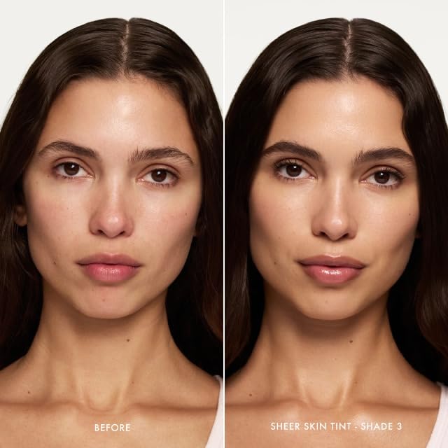 Summer Fridays Sheer Skin Tint - Skin Tint with Hyaluronic Acid - Helps Diminish Uneven Skin Tone - Sheer to Light Coverage - Shade 3 - Light with Golden Undertones (1 Fl Oz) - Image 8