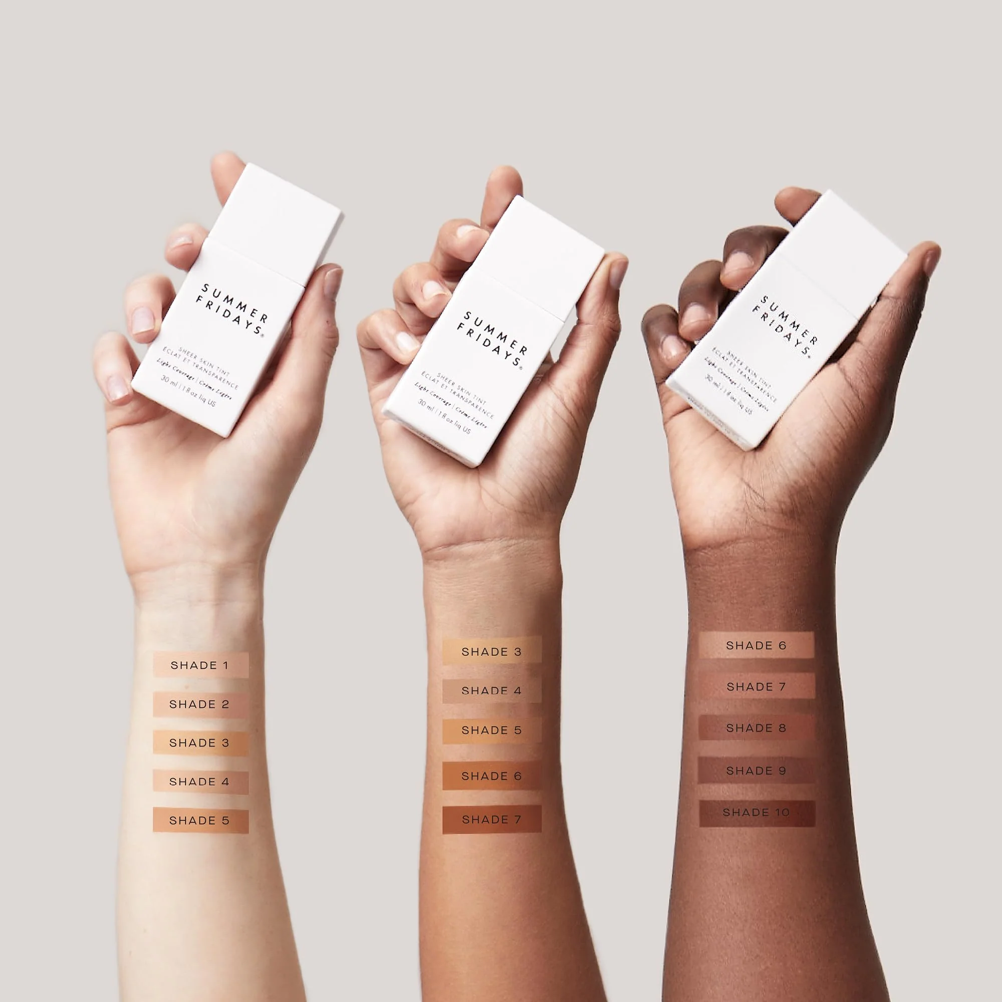 Summer Fridays Sheer Skin Tint - Skin Tint with Hyaluronic Acid - Helps Diminish Uneven Skin Tone - Sheer to Light Coverage - Shade 7 - Medium Deep with Golden Neutral Undertones (1 Fl Oz) - Image 5