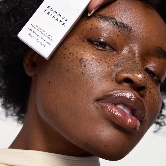 Summer Fridays Sheer Skin Tint - Skin Tint with Hyaluronic Acid - Helps Diminish Uneven Skin Tone - Sheer to Light Coverage - Shade 7 - Medium Deep with Golden Neutral Undertones (1 Fl Oz) - Image 7