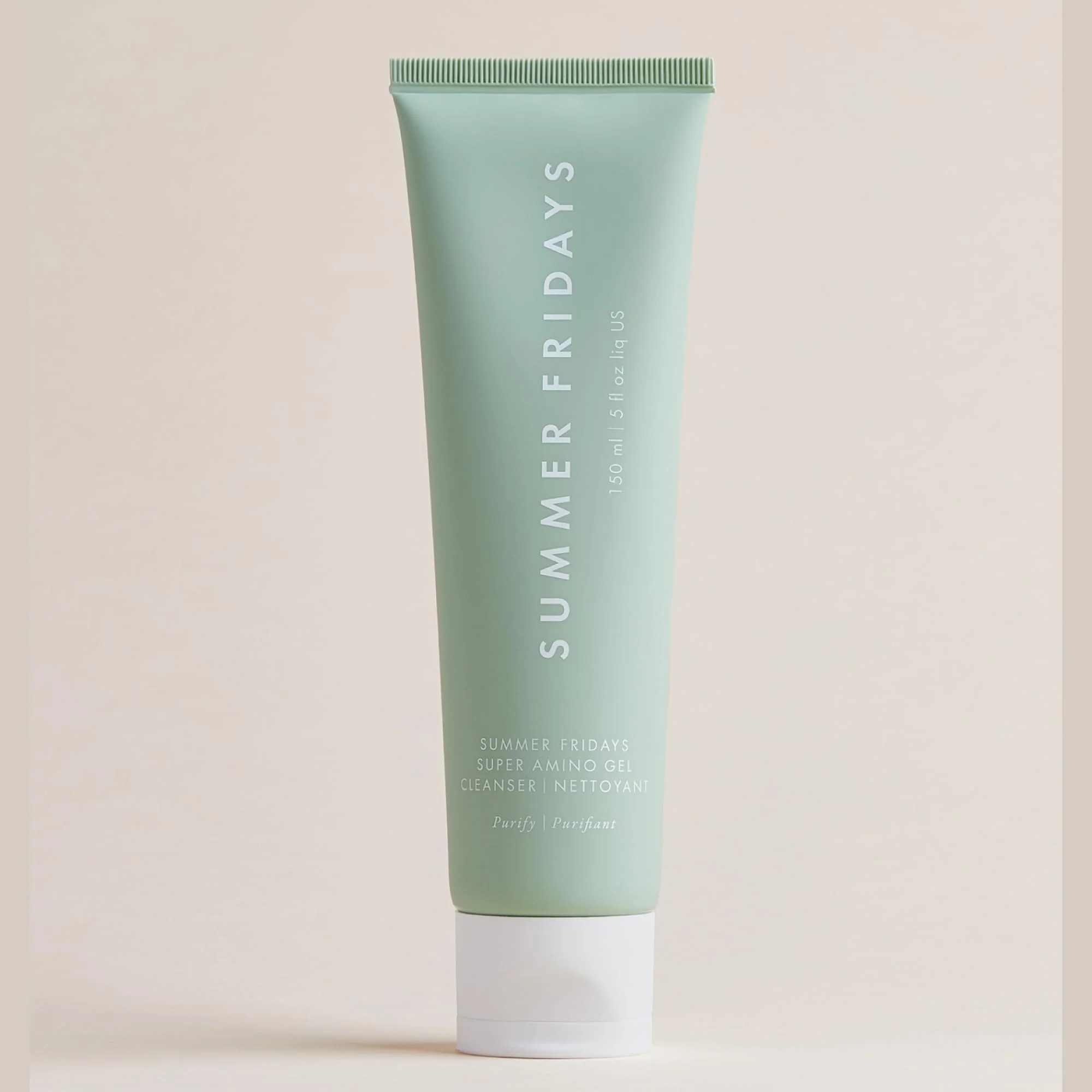 Summer Fridays Super Amino Gel Facial Cleanser - Gentle, pH-Balanced Face Wash + Makeup Remover - Helps Calm Irritation, Hydrate + Nourish Skin - Effortless Skin Care Gifts (5 Fl Oz) - Image 2