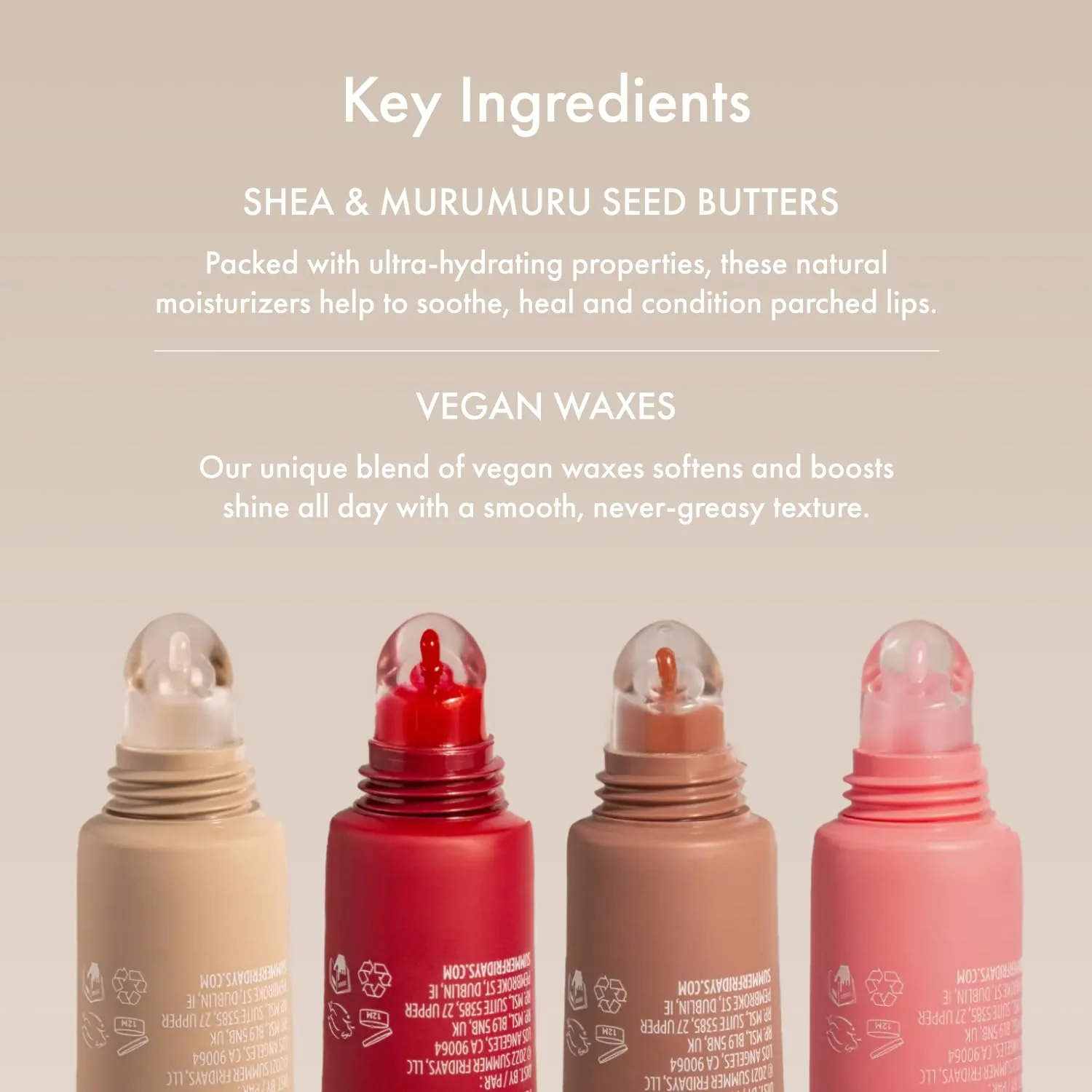 Summer Fridays Tinted Lip Butter Balm - Conditioning Vegan Lip Balm for Instant Moisture, Shine & Hydration - Sheer-Tinted, Soothing Skincare - Pink Sugar (.5 Oz) - Image 5