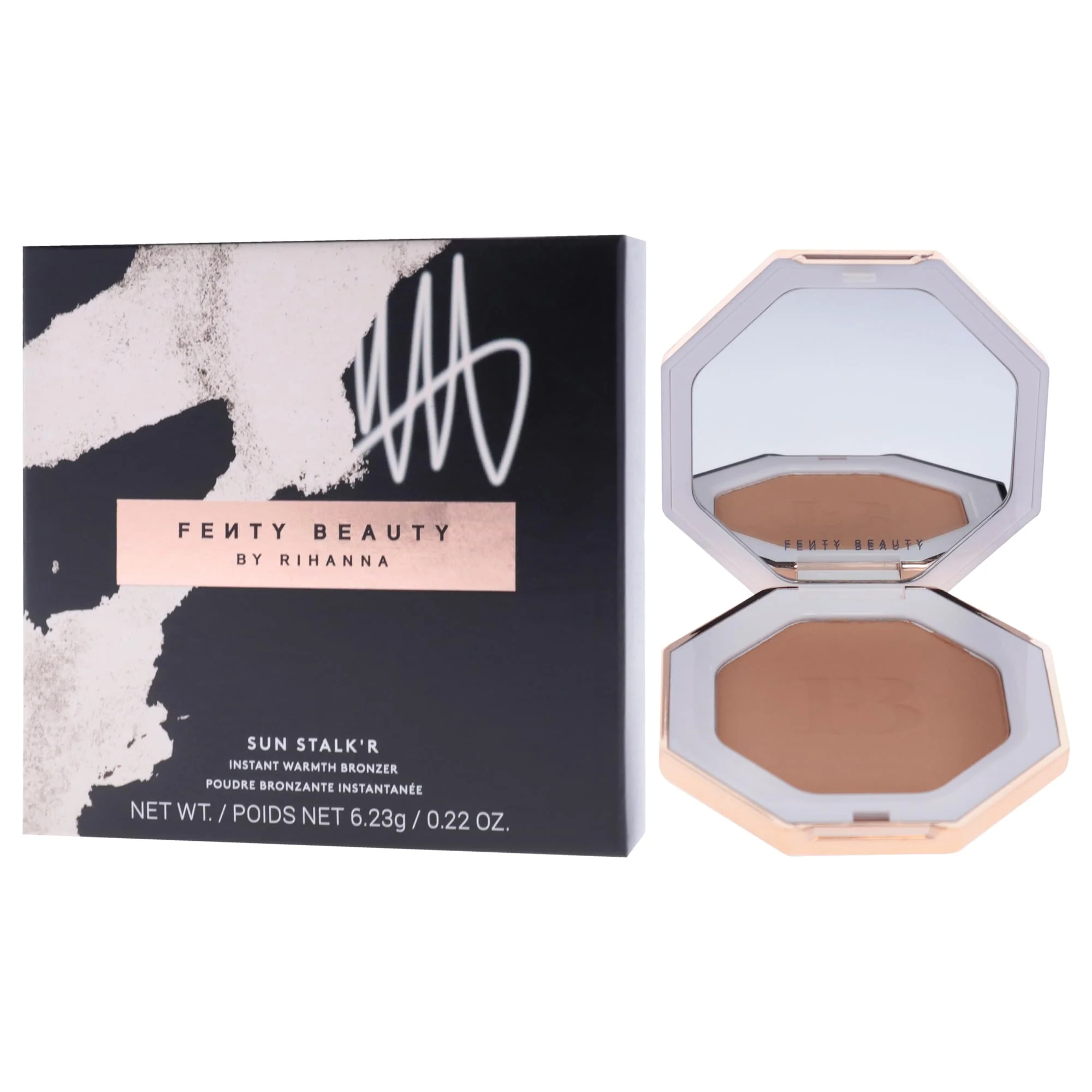 Sun Stalkr Instant Warmth Bronzer - 03 Private Island by Fenty Beauty for Women - 0.22 oz Bronzer - Image 3