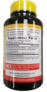 Sundance Vitamins Saw Palmetto 1200 mg - Image 6