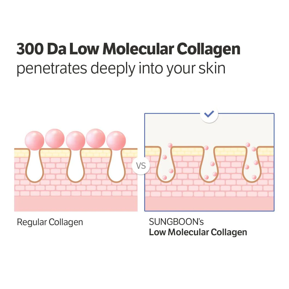 SUNGBOON EDITOR Deep Collagen Serum | Volufiline + Collagen + Niacinamide | Hydrating & Smoothing Care | Korean Skincare, 1.01 fl oz | Gifts for Women - Image 5