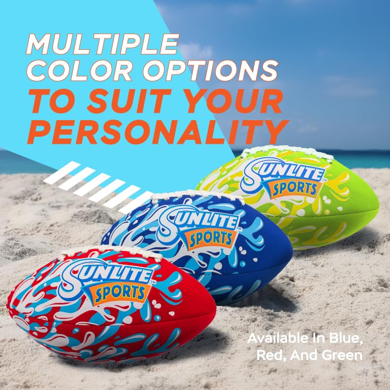 Sunlite Sports Waterproof Football, Outdoor Play, For Pool Beach Lake Park Water Toy, For Kids Children Teens Adults, Family Fun - Image 7