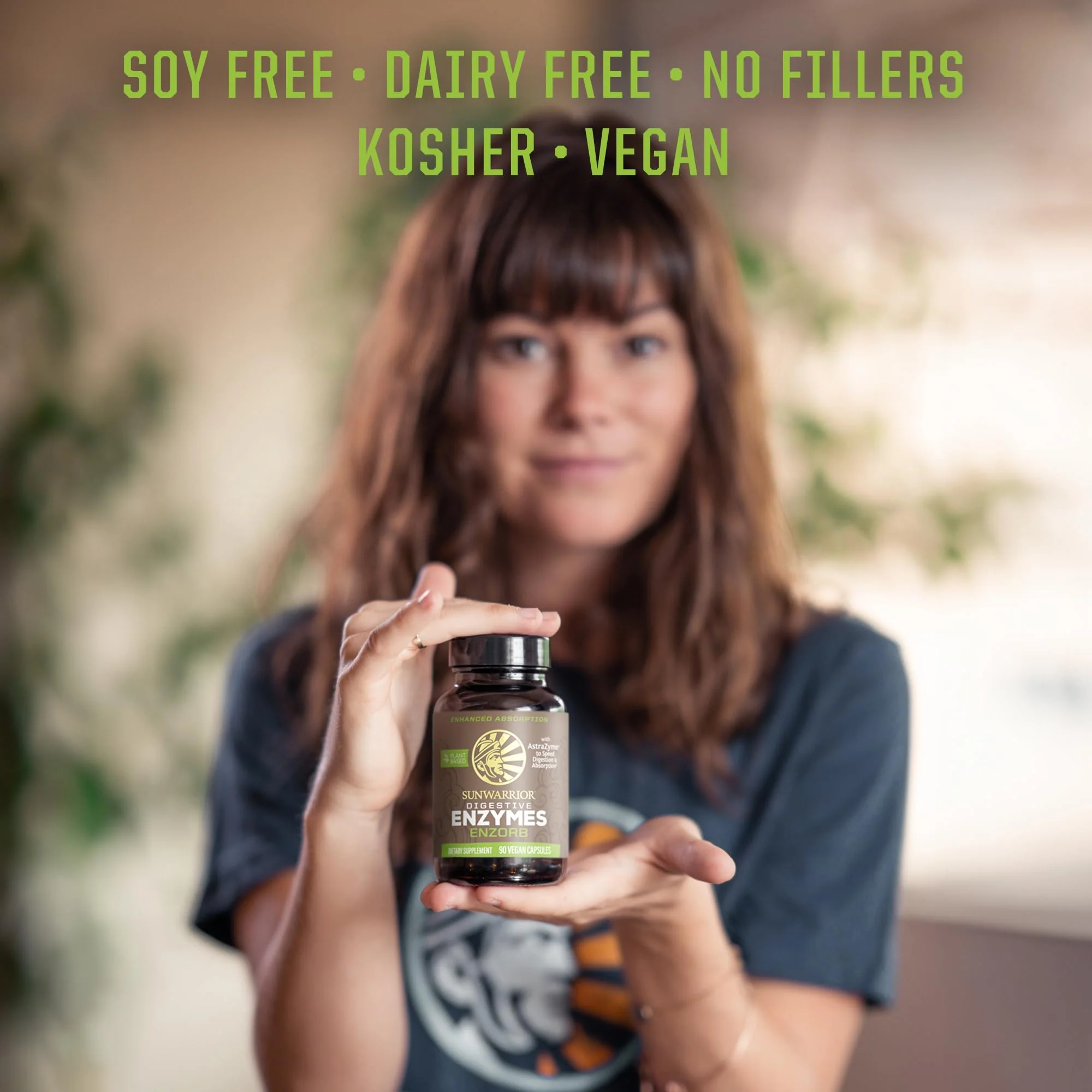 Sunwarrior Digestive Enzymes Probiotic | Plant Based & Vegan with Spore Based Probiotic Essential Supplements to Support Optimal Health for Men & Women Digestive Enzyme Supplements | Enzorb - Image 4