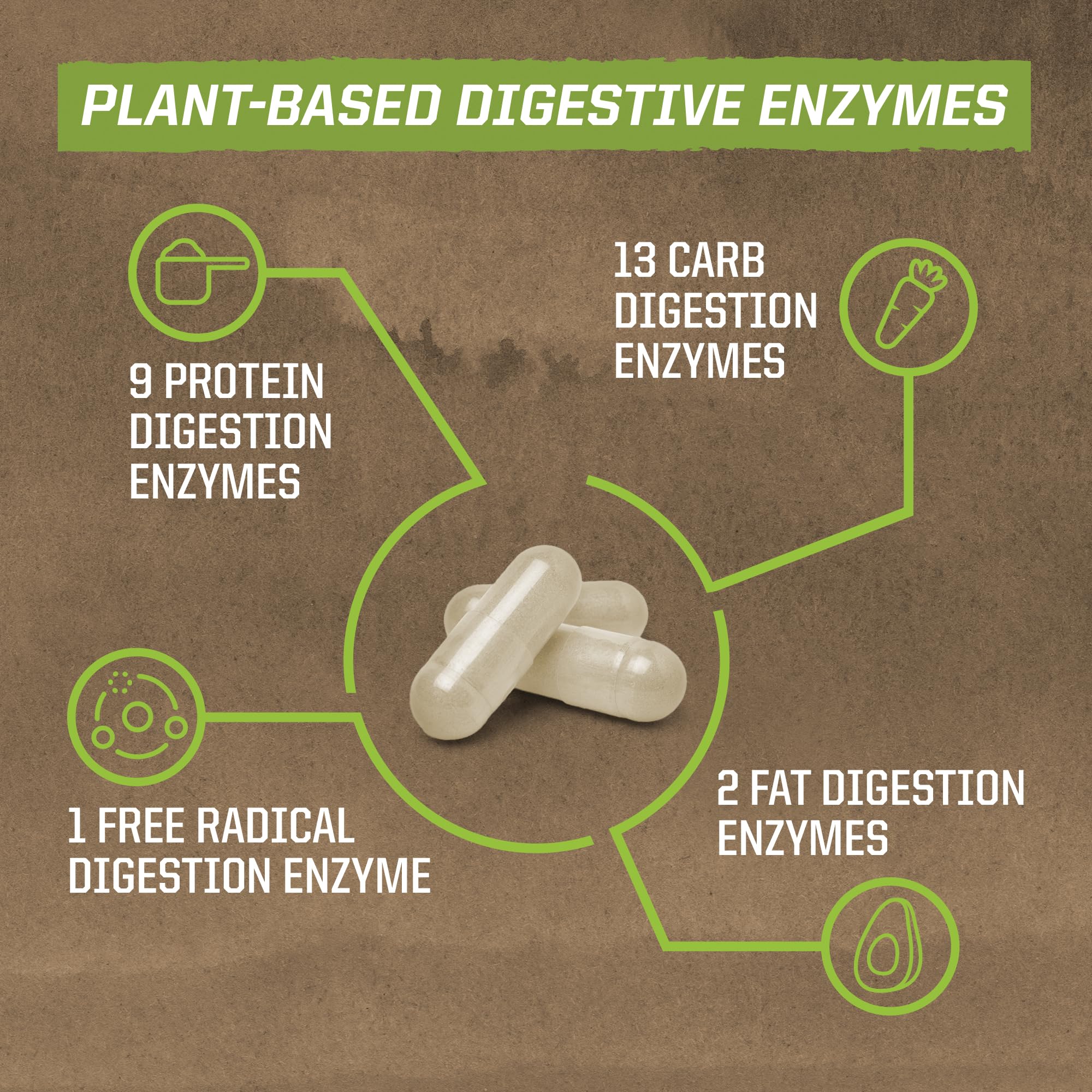 Sunwarrior Digestive Enzymes Probiotic | Plant Based & Vegan with Spore Based Probiotic Essential Supplements to Support Optimal Health for Men & Women Digestive Enzyme Supplements | Enzorb - Image 5
