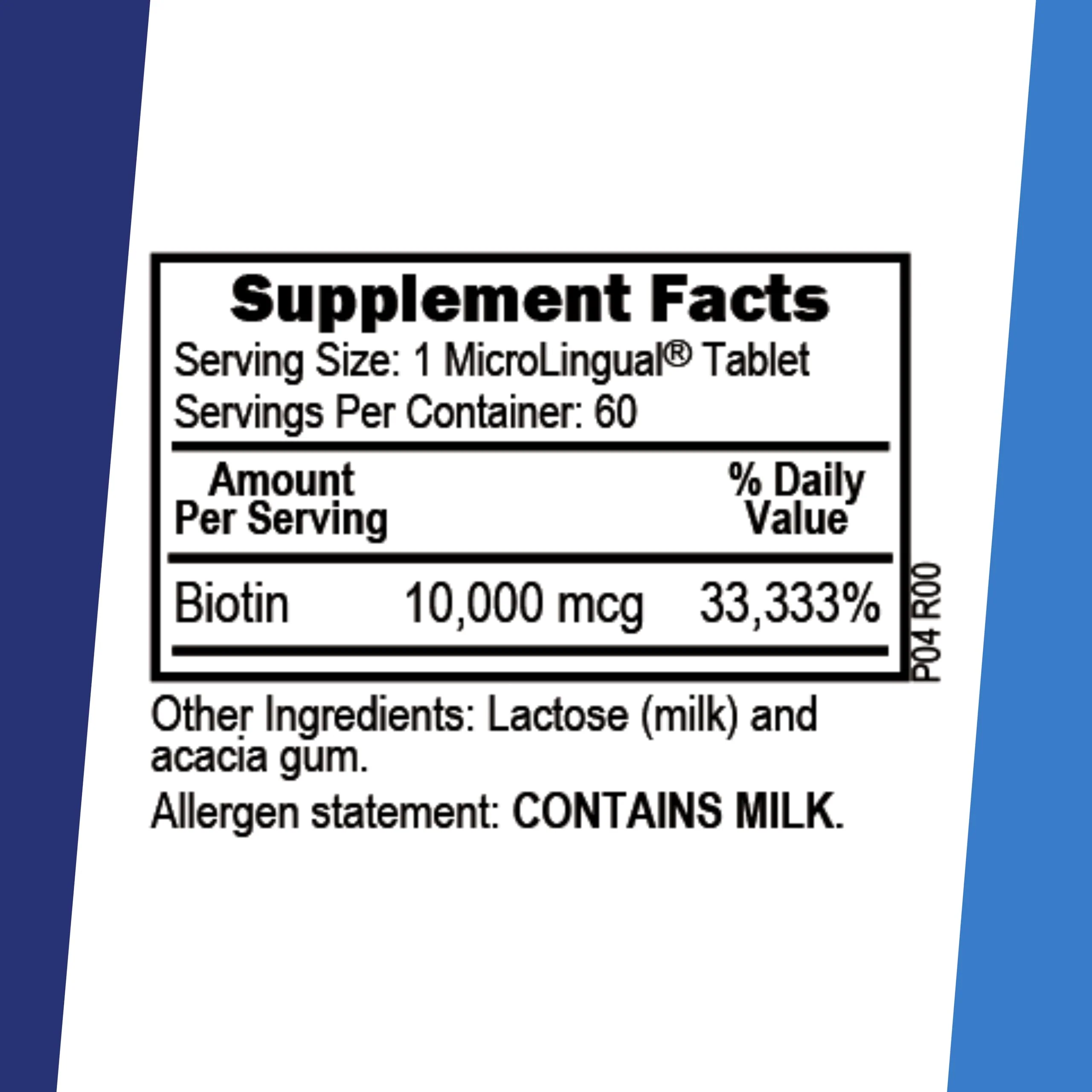 Superior Source Biotin 10,000 mcg - Daily Supplement Supports Hair Health & Growth - Natural Biotin Supplement Aids Healthy Nails & Skin - 60 Sublingual Dissolving Tablets - Image 2