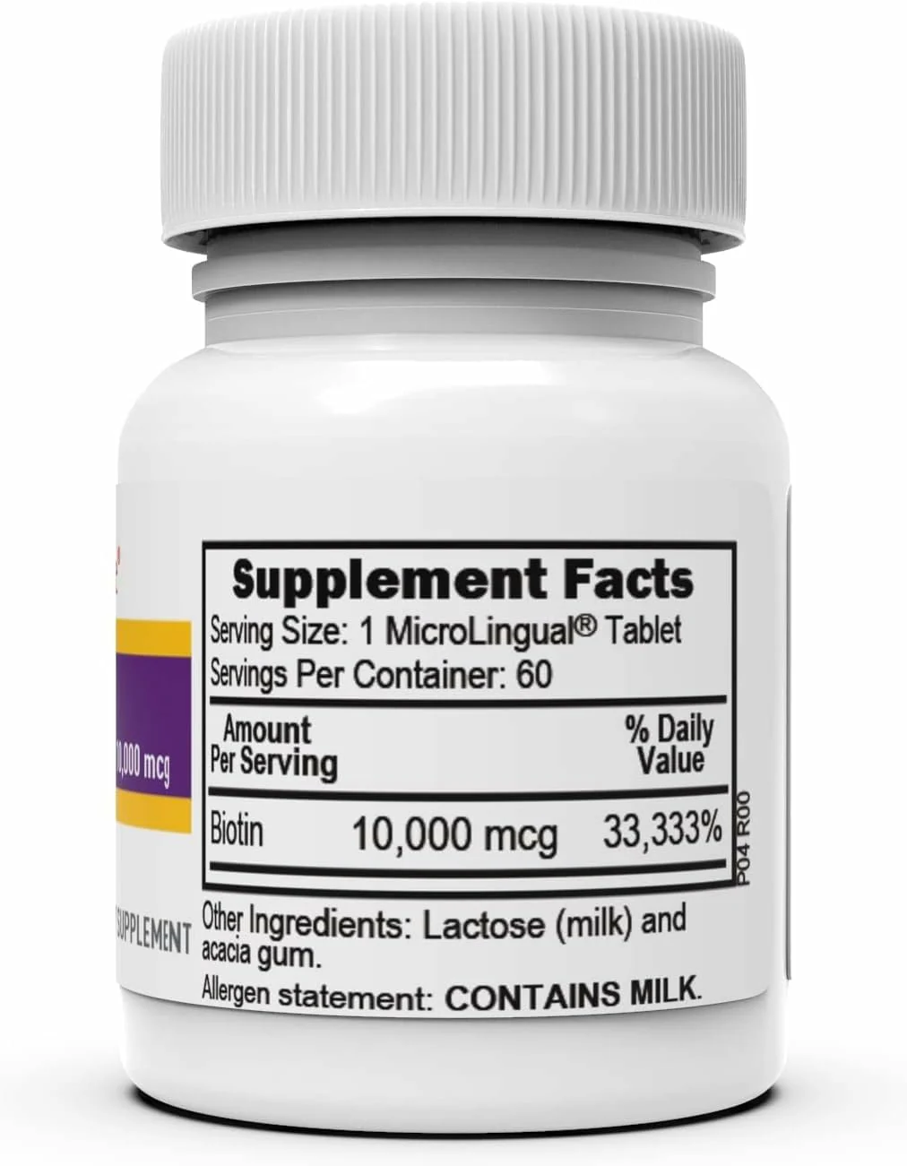 Superior Source Biotin 10,000 mcg - Daily Supplement Supports Hair Health & Growth - Natural Biotin Supplement Aids Healthy Nails & Skin - 60 Sublingual Dissolving Tablets - Image 4