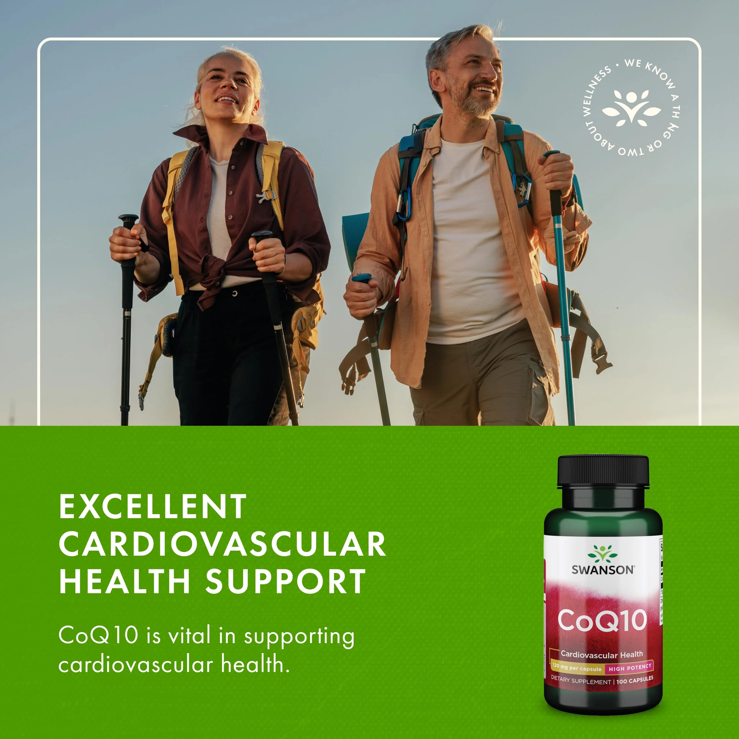 Swanson CoQ10 - Helps Promote Heart Health, Energy Support, & Aids Overall Cardiovascular System Health - Helps Maintain Coenzyme Q10 Supplement - (100 Capsules, 120mg Each) - Image 3