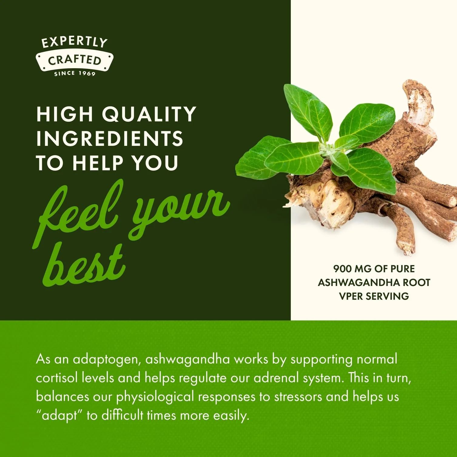 Swanson Full Spectrum Ashwagandha - Natural Stress, Energy, Sleep & Immune Support* - Traditional Ayurvedic Supplement - Gluten-Free & Non-GMO - 100 Vegan Capsules - Image 4