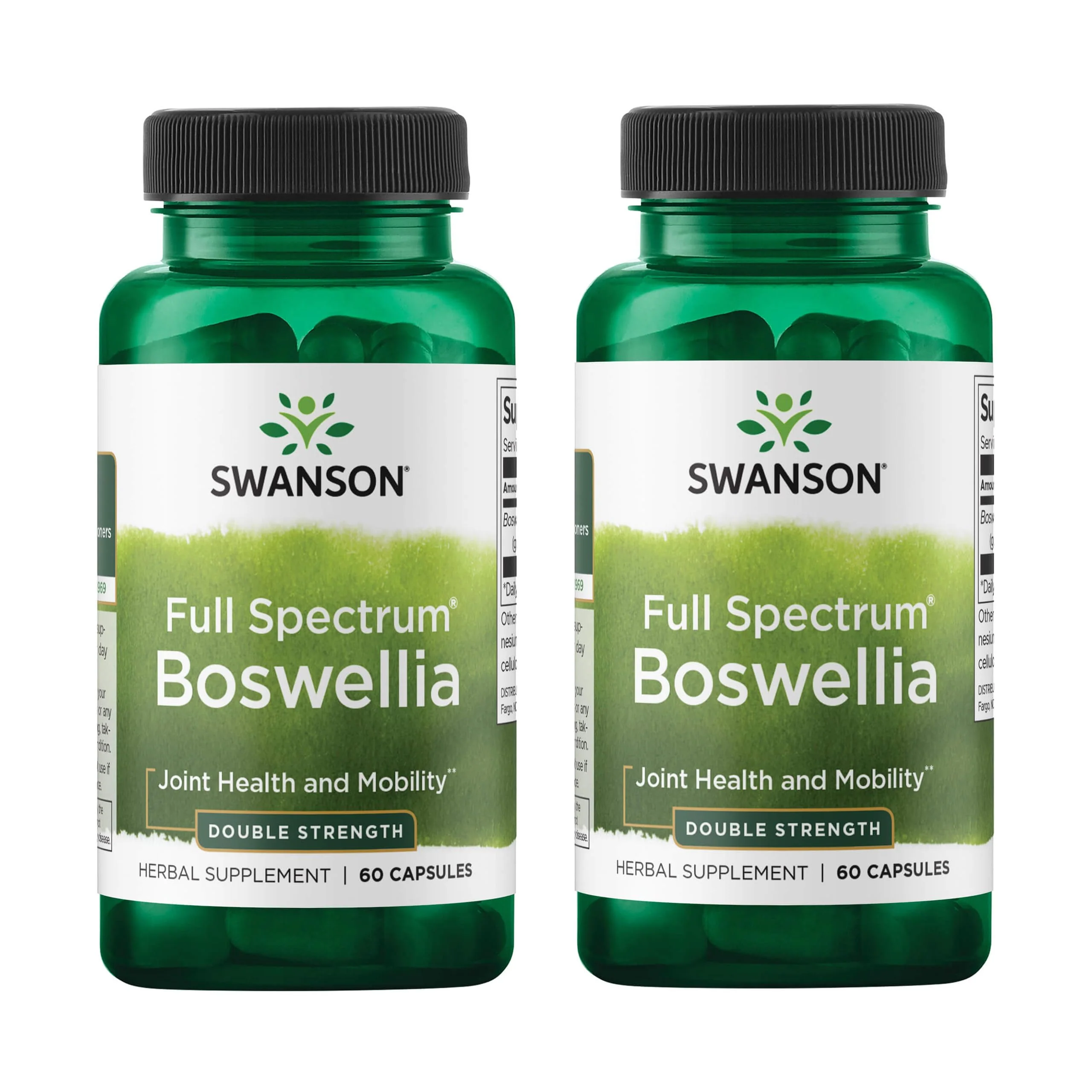 Swanson Full Spectrum Boswellia - Supports Joint Health, Flexibility & Mobility* - Ayurvedic Herb - Plant-Based Formula Without Unnecessary Processing - Non-GMO - 60 Capsules (3 Pack)
