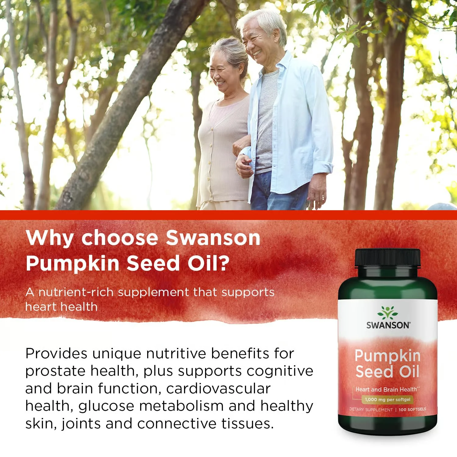 Swanson, Pumpkin Seed Oil, 1,000 mg, 100 Softgels - Image 4