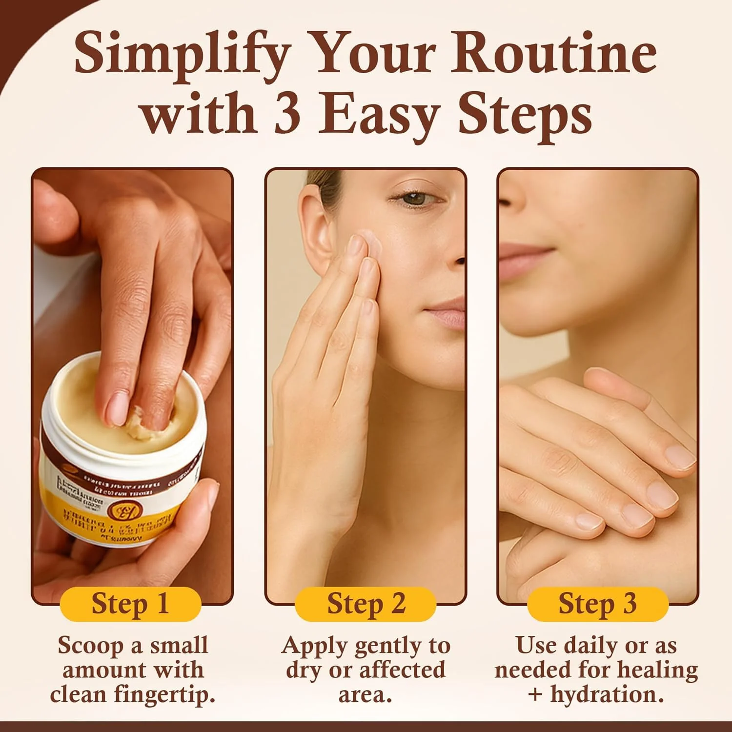 Sweet Bee Magic Organic Honey Bee Balm for Face, Skin & Body - All in One Honey Balm - Beeswax Body Moisturizer - All Natural Aid - 1 jar (4oz) - Image 9