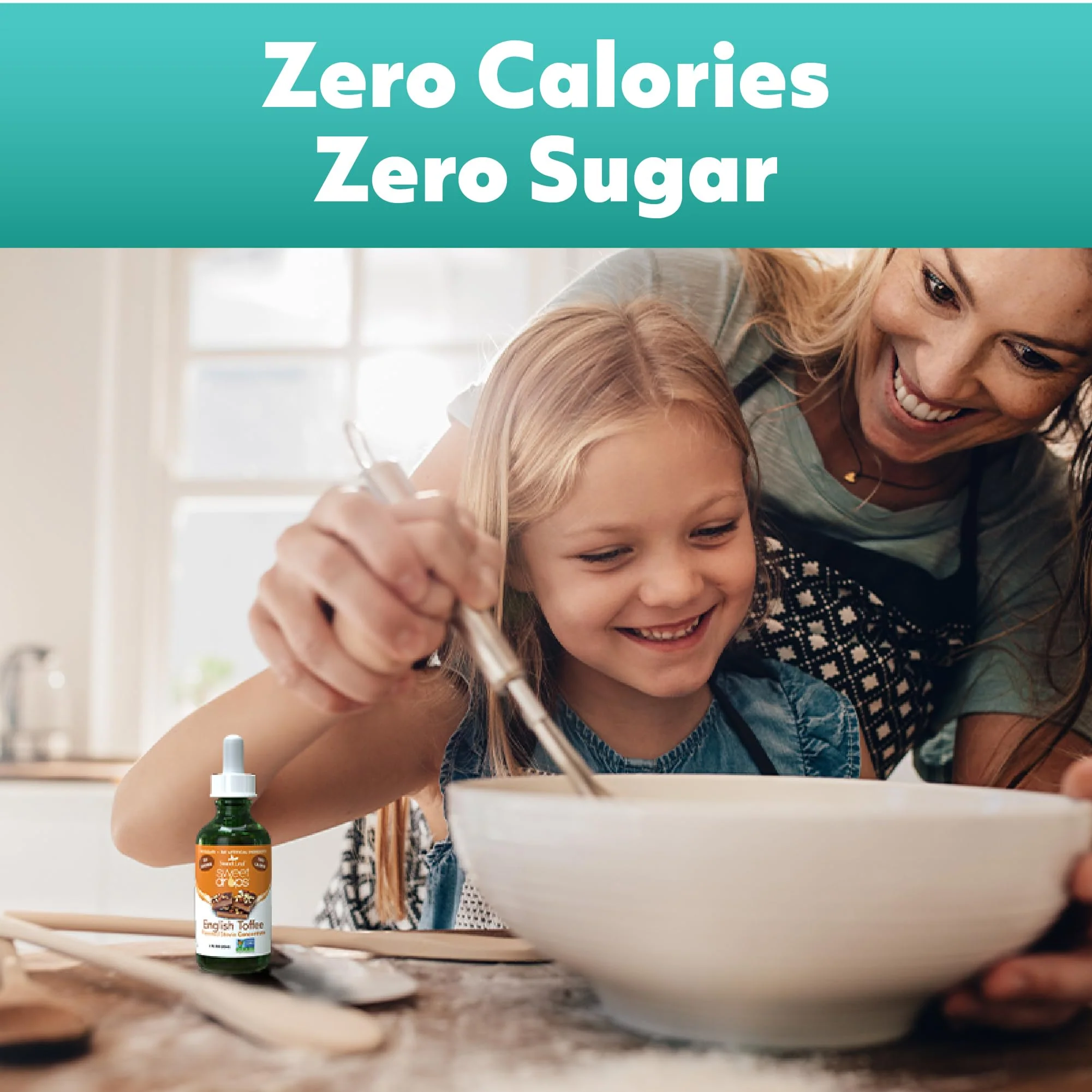 SweetLeaf Sweet Drops - Flavored Stevia Liquid Sweetener, Organic Stevia Extract, Zero Calories, Gluten Free, Keto Friendly, Non GMO, Natural Flavor, Sugar Alternative - Hazelnut, 2 Fl Oz (Pack of 1) - Image 3