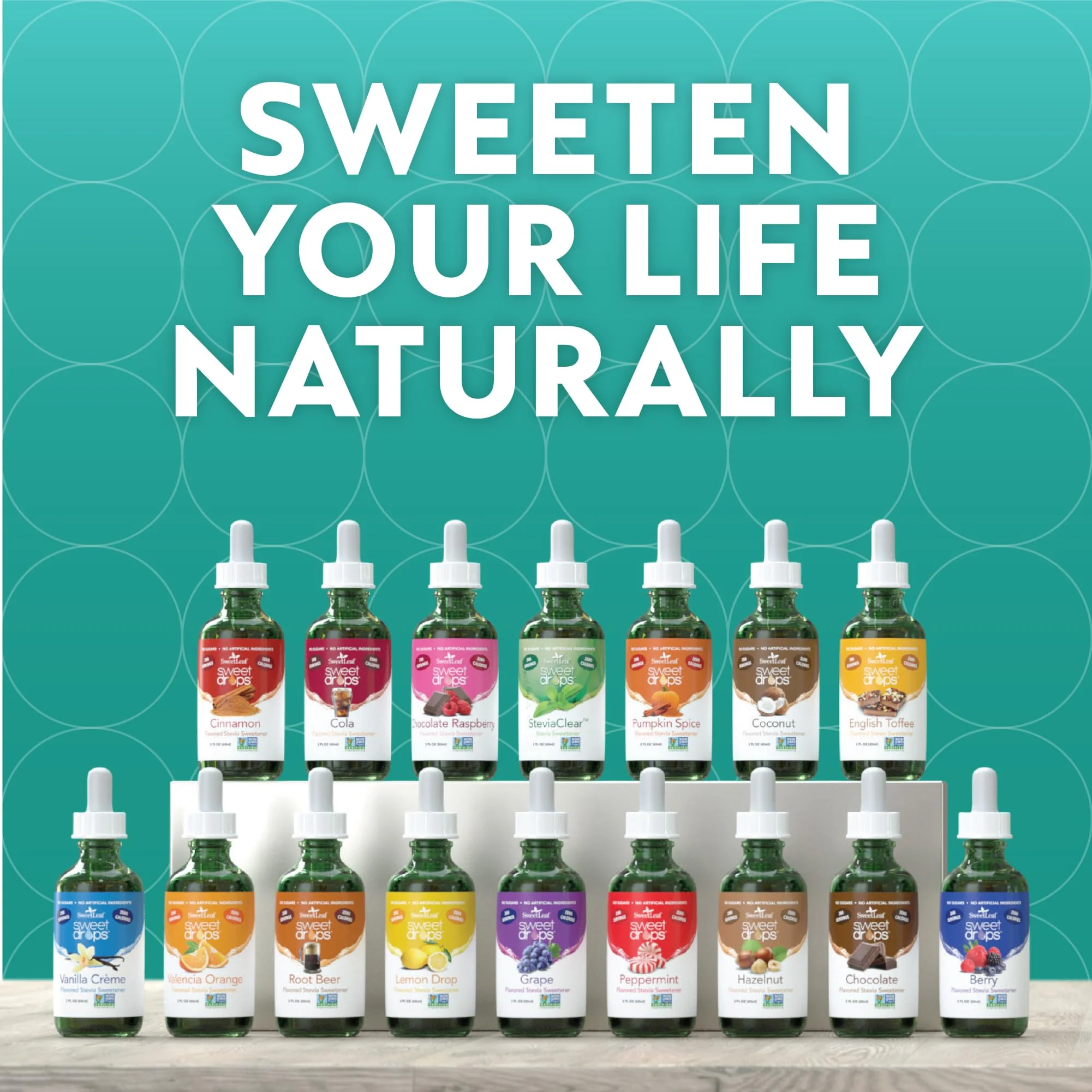 SweetLeaf Sweet Drops - Flavored Stevia Liquid Sweetener, Organic Stevia Extract, Zero Calories, Gluten Free, Keto Friendly, Non GMO, Natural Flavors, Sugar Alternative - Cinnamon, 2 Fl Oz (Pack of 1) - Image 6