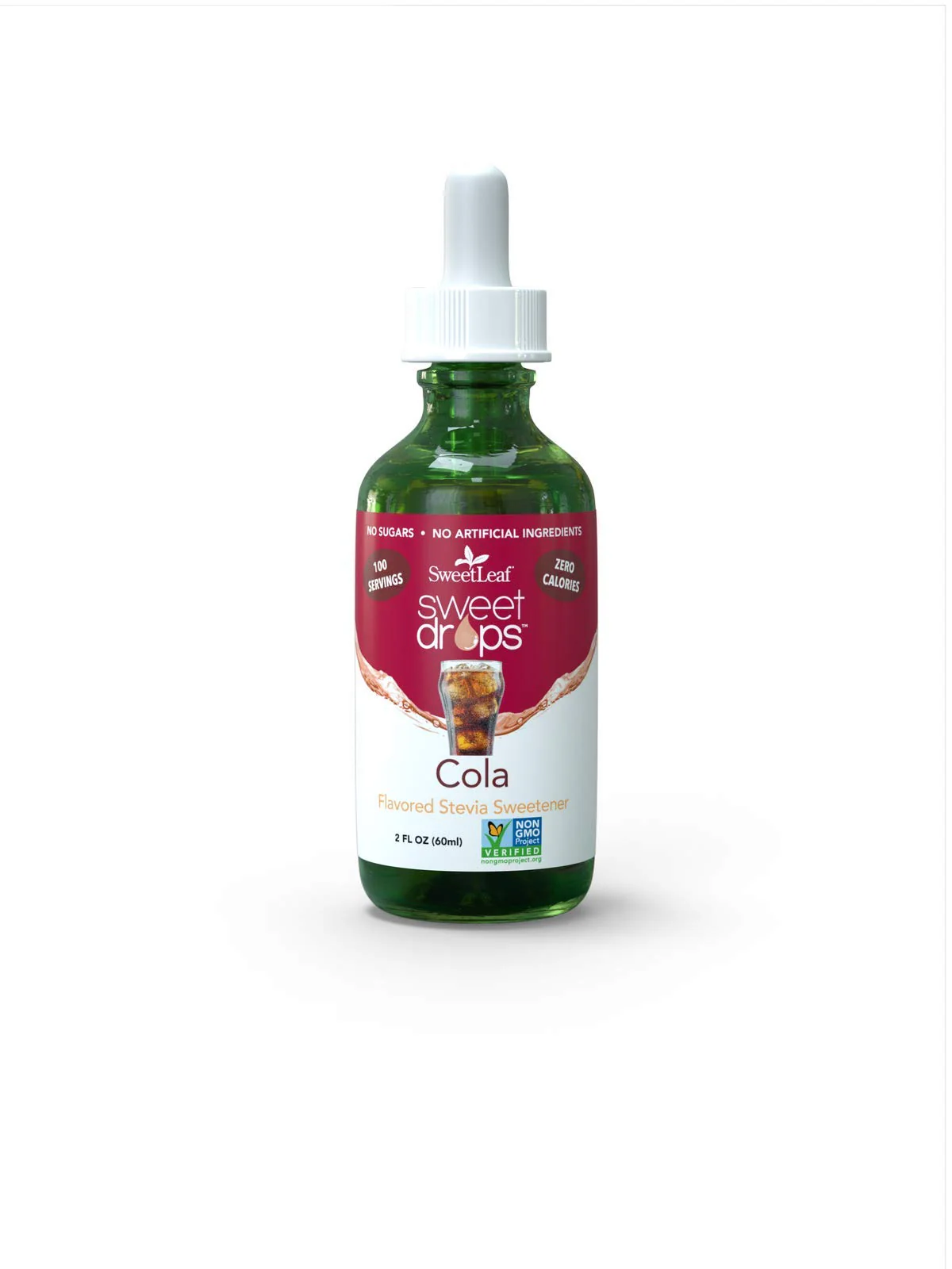 SweetLeaf Sweet Drops - Flavored Stevia Liquid Sweetener, Organic Stevia Extract, Zero Calories, Gluten Free, Keto Friendly, Non GMO, Natural Flavors, Sugar Alternative - Cola, 2 Fl Oz (Pack of 1) - Image 4