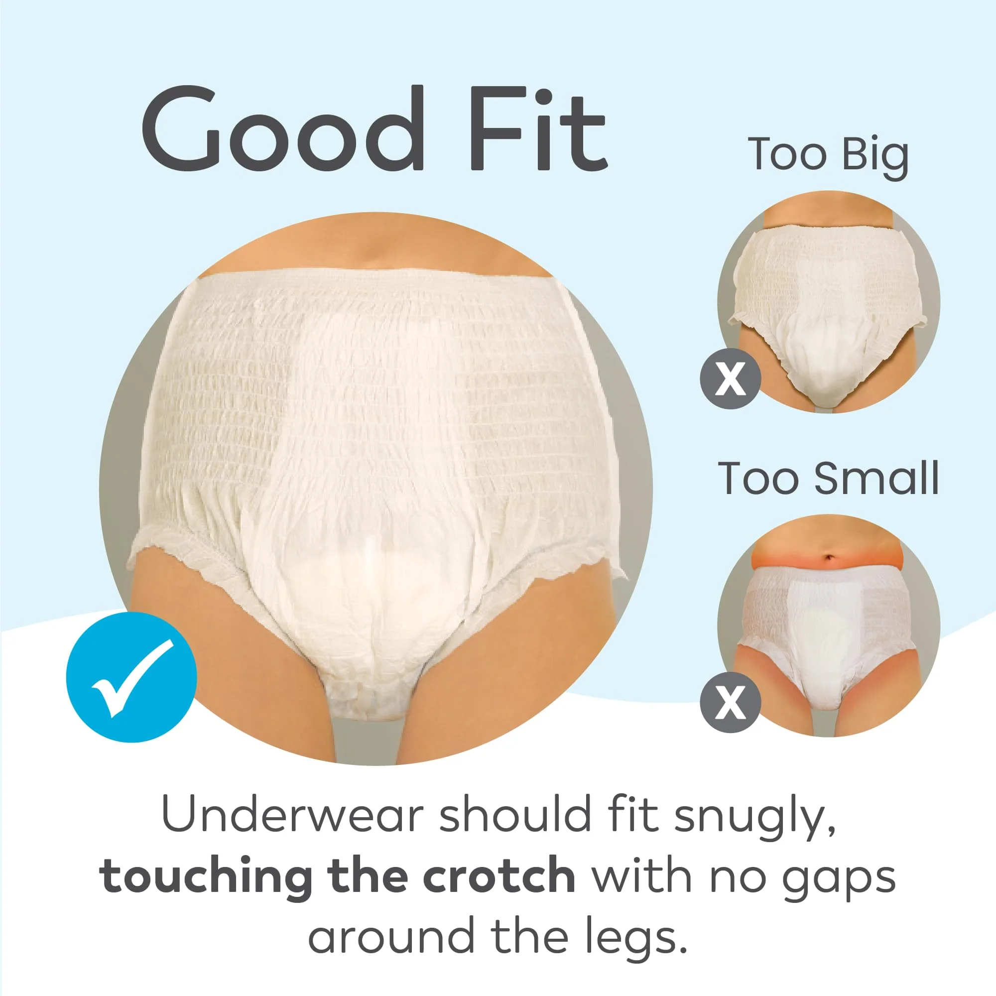 Swimmates Adult Swim Underwear, Pull-Up with Tear-Away Side Seams, Unisex, Disposable, Large (44"- 54" Waist), 18 Count (Case of 4) - Image 3
