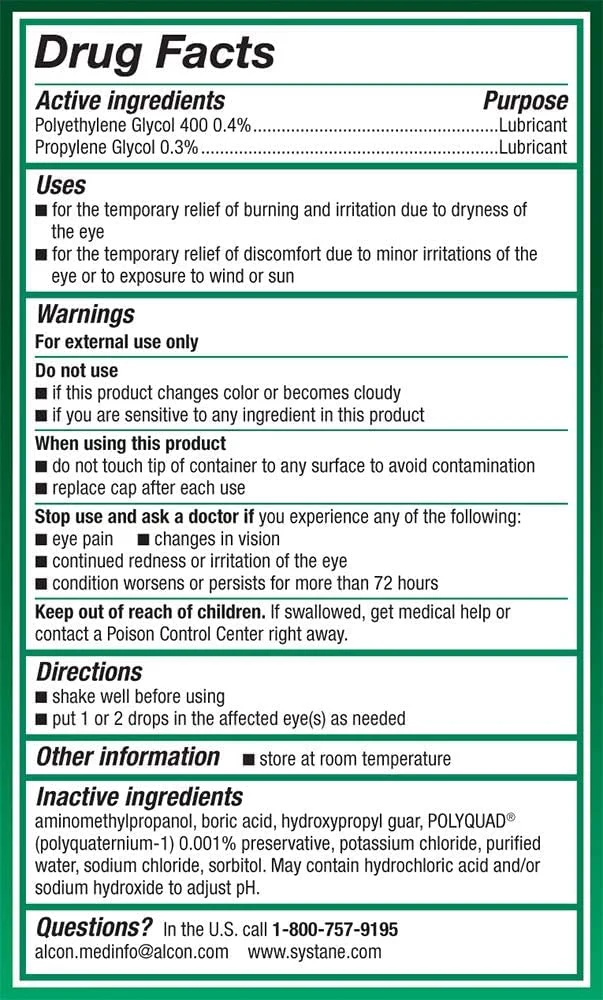 Systane Ultra Lubricant Eye Drops - Image 2