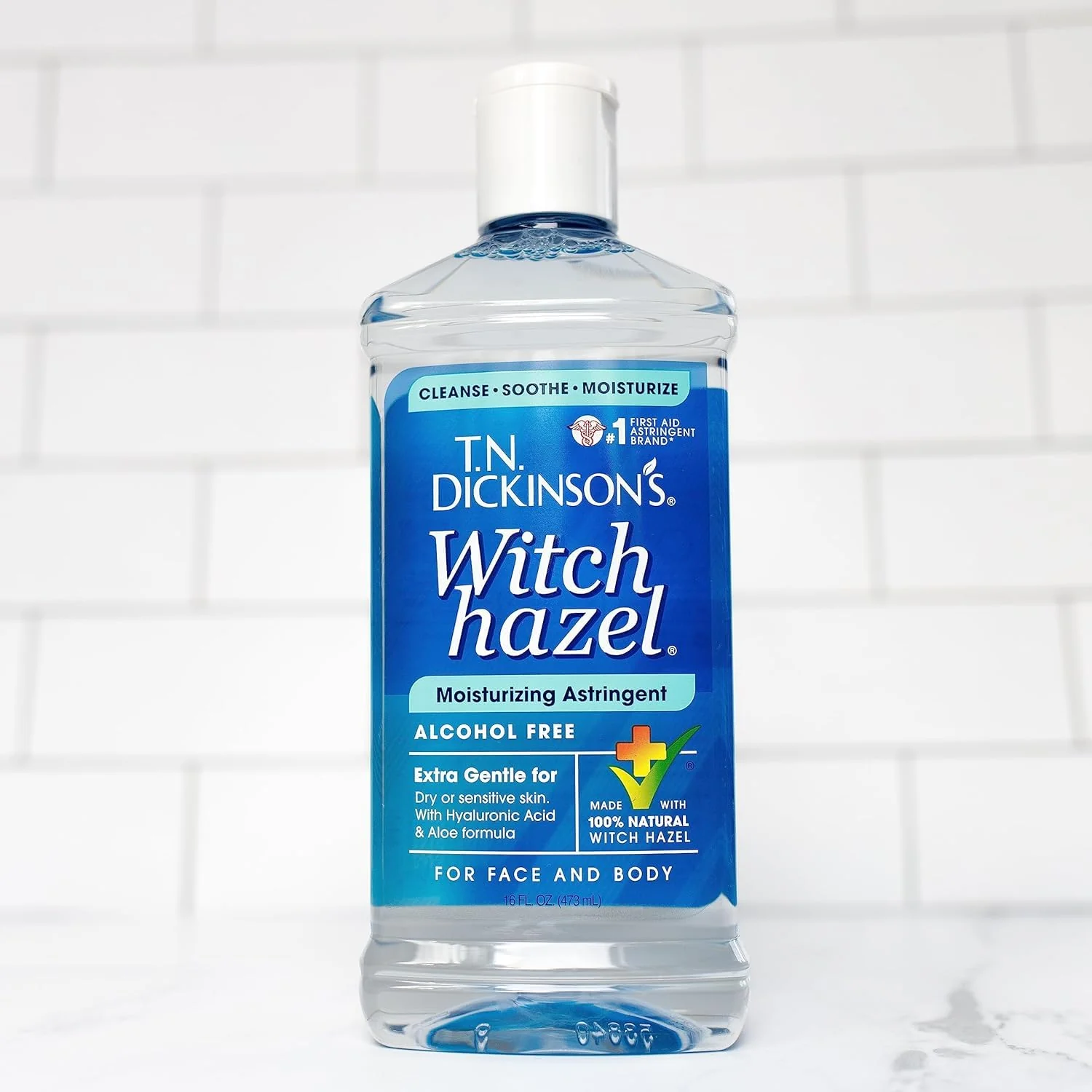T.N. Dickinson's Witch Hazel Alcohol Free Moisturizing Astringent | 100% Natural Witch Hazel | Calms, Nourishes, Hydrates Skin | for Face & Body | 16 Fl Oz - Image 4