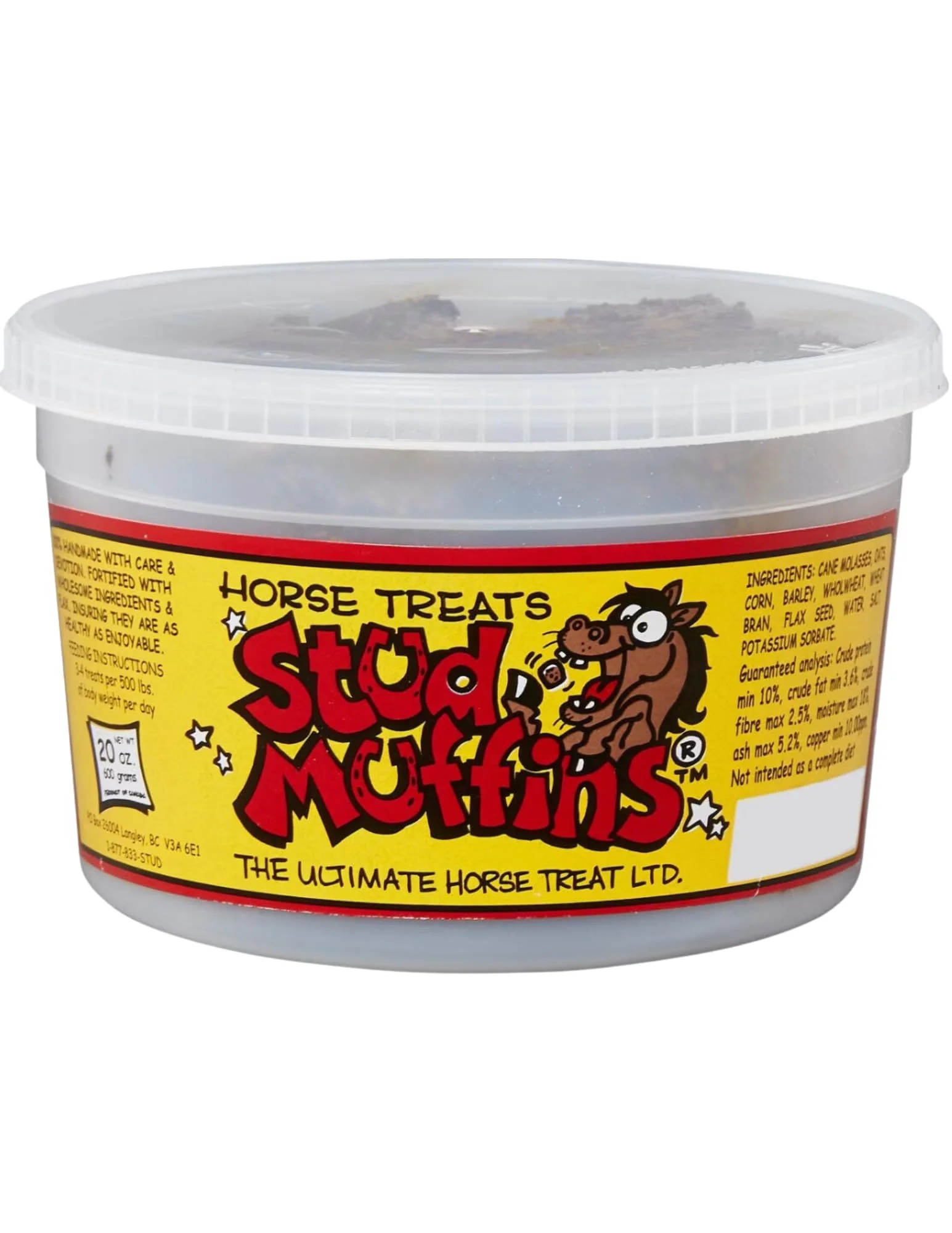 Tack Shack of Ocala Stud Muffins, Horse Treats, Stud Muffins for Horses, Treats for Horses, Horse Cookies, Cookies for Horses, Treats, Pet Supplies, Pet Treat (20oz)