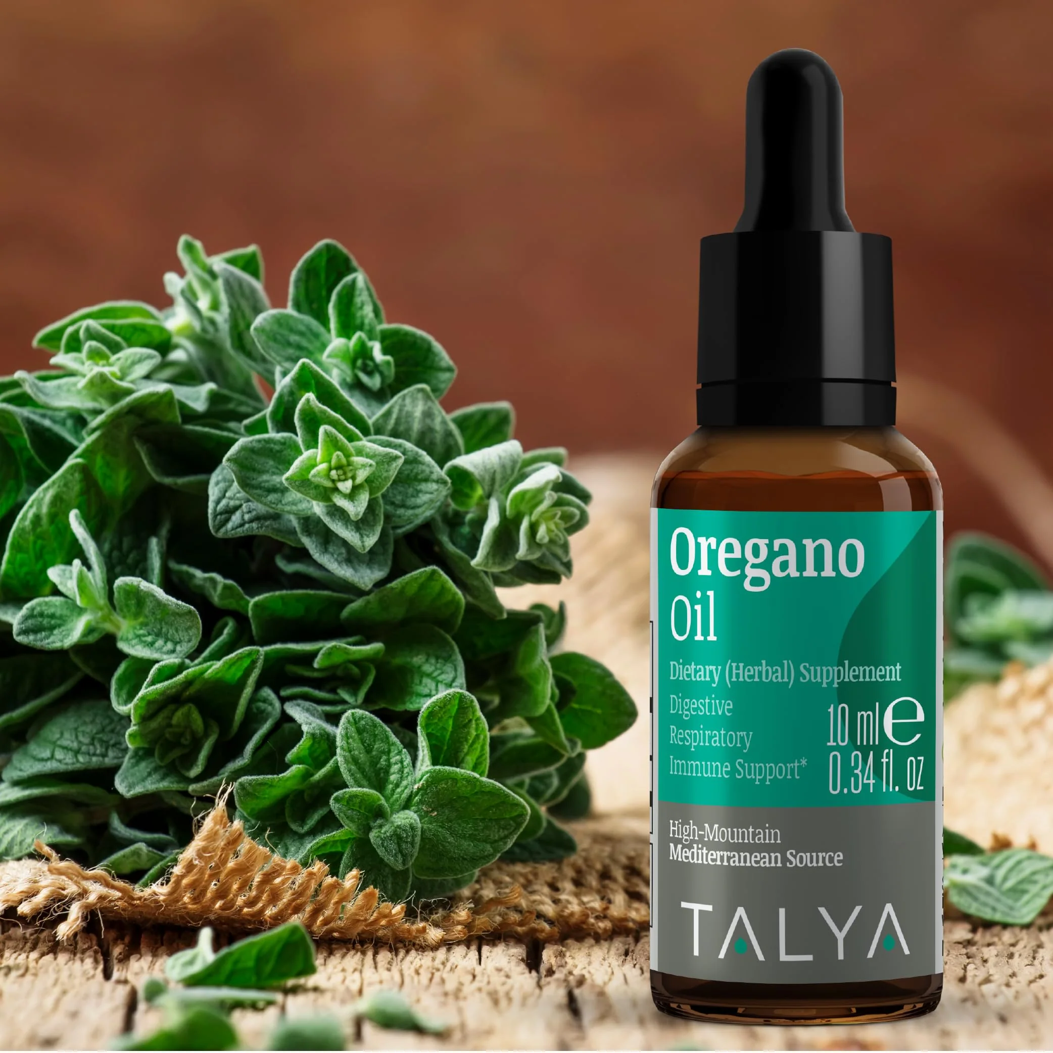 TALYA Oregano Oil 0.34 fl.oz | Oil of Oregano Liquid | Immune Support, High Carvacrol, Digestive Health | Non-GMO | Vegan | Mediterranean Oregano - Image 6