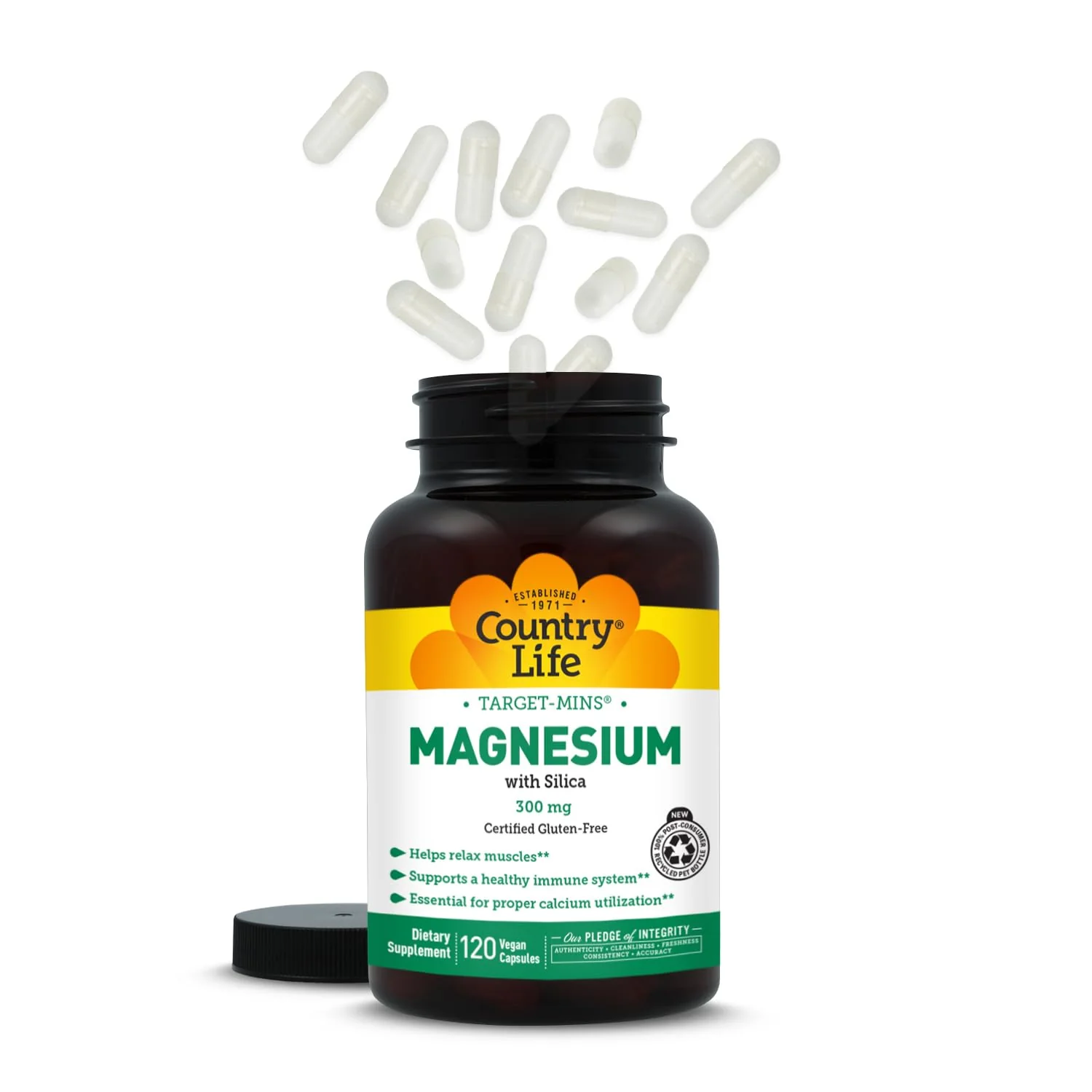 Target-Mins Magnesium with Silica 300 mg 120 Vegetarian Capsules - Image 2