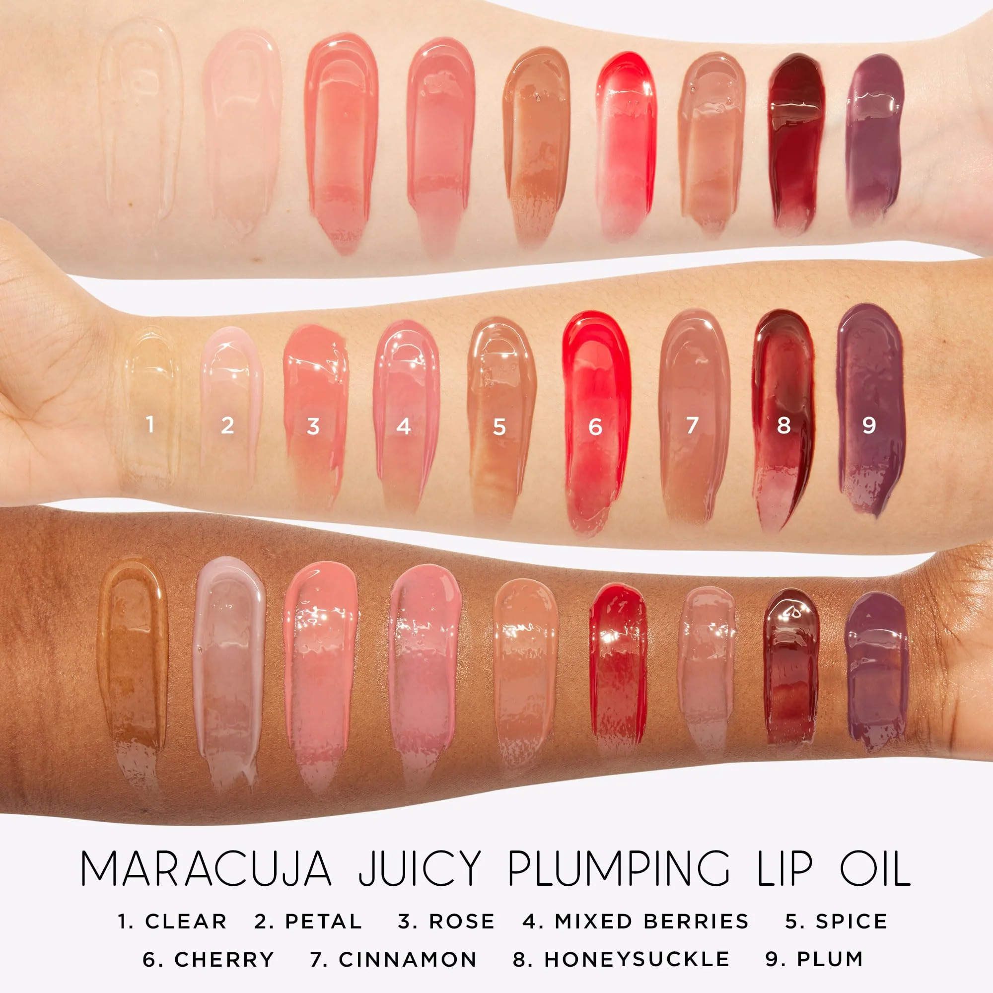 tarte maracuja juicy plumping lip oil - Hydrating & Volumizing Lip Plumper Gloss Balm with Nourishing Hyaluronic Acid, Plumps & Moisturizes, Vegan & Cruelty-Free, full size, cinnamon - Image 9