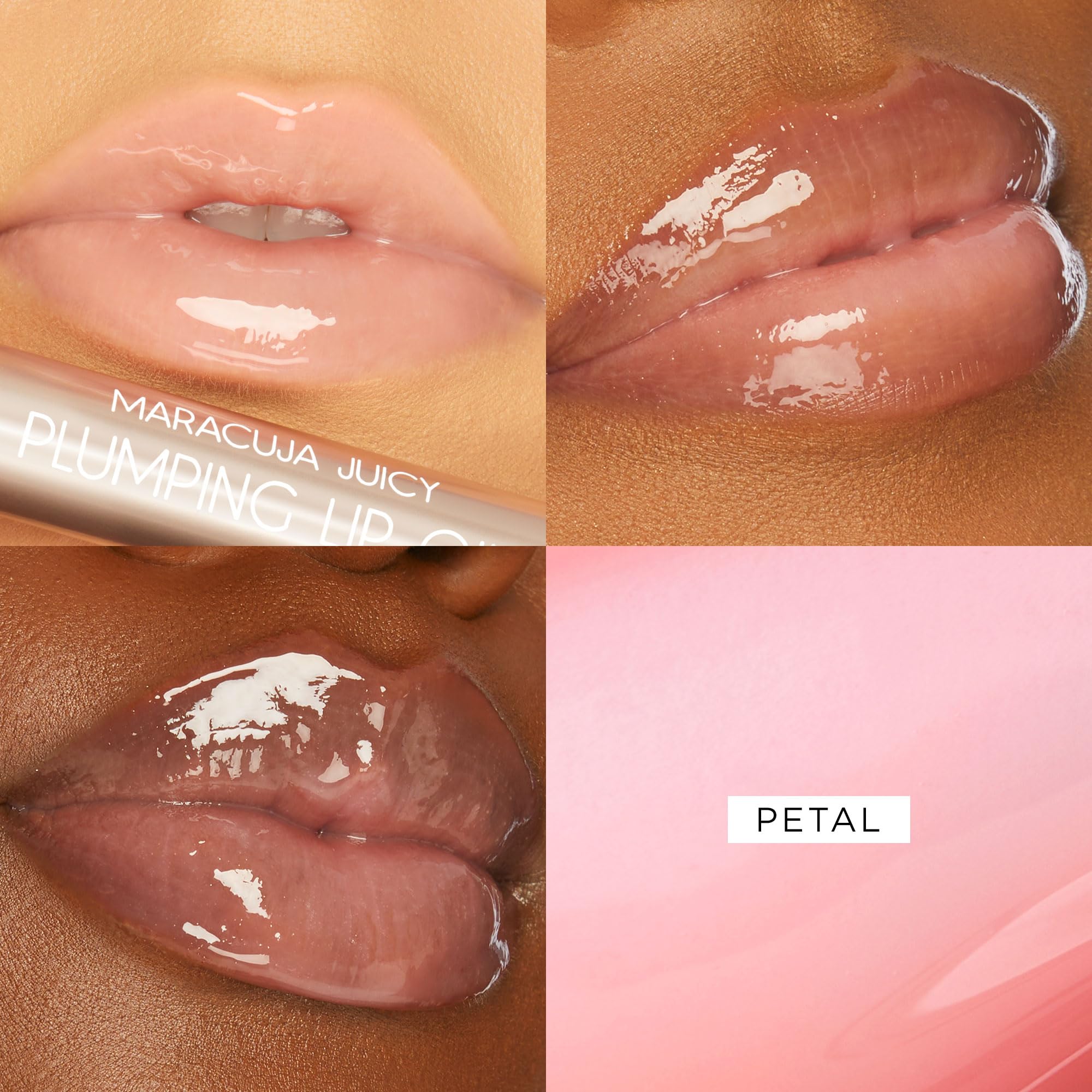 tarte maracuja juicy plumping lip oil - Hydrating & Volumizing Lip Plumper Gloss Balm with Nourishing Hyaluronic Acid, Plumps & Moisturizes, Vegan & Cruelty-Free, full size, petal - Image 13